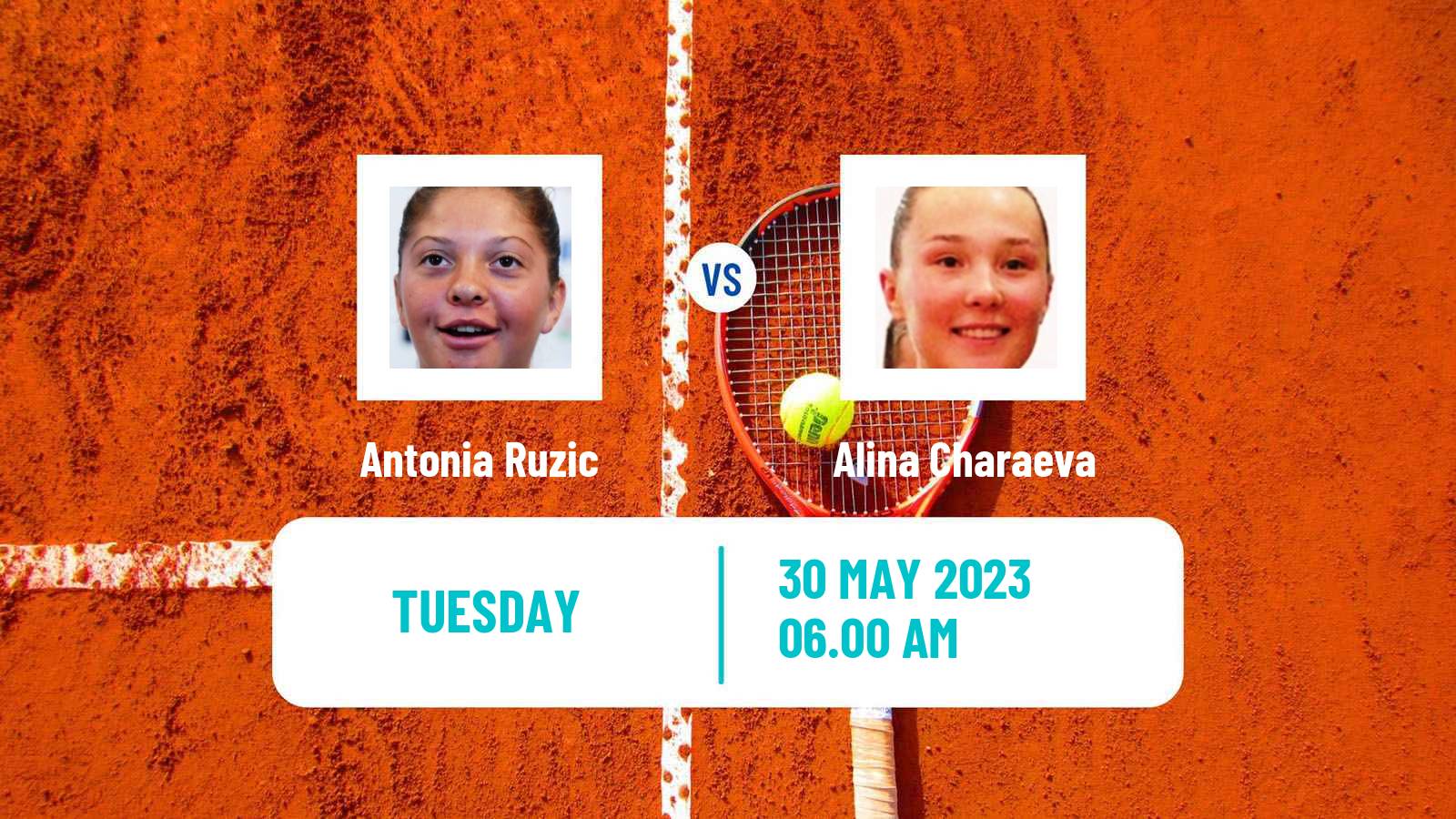 Tennis ITF W40 Otocec 2 Women Antonia Ruzic - Alina Charaeva