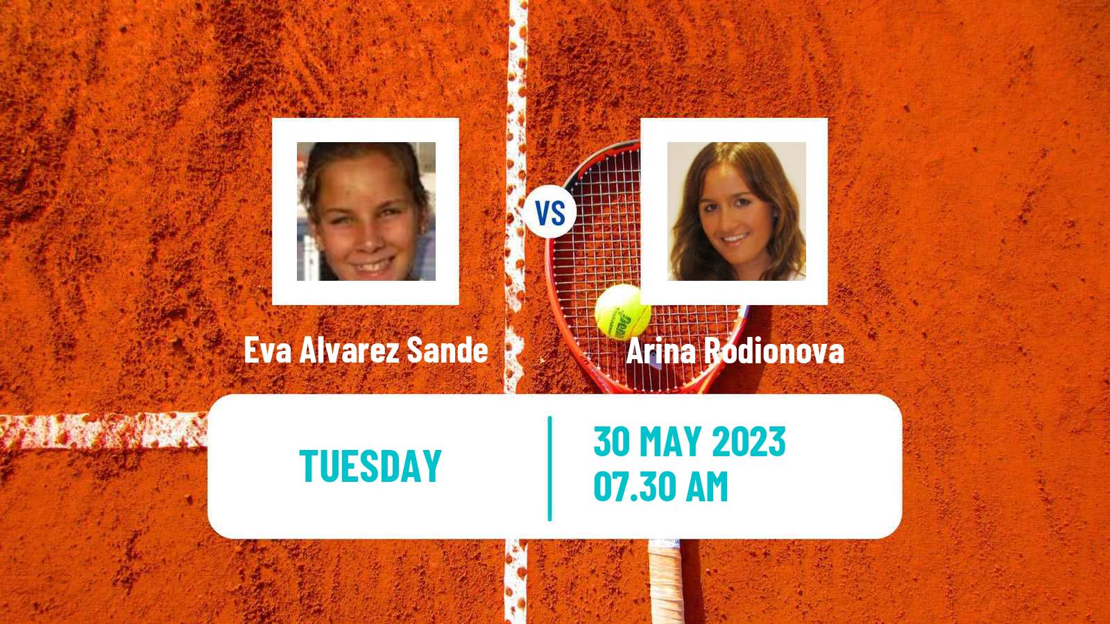 Tennis ITF W40 Montemor O Novo Women Eva Alvarez Sande - Arina Rodionova