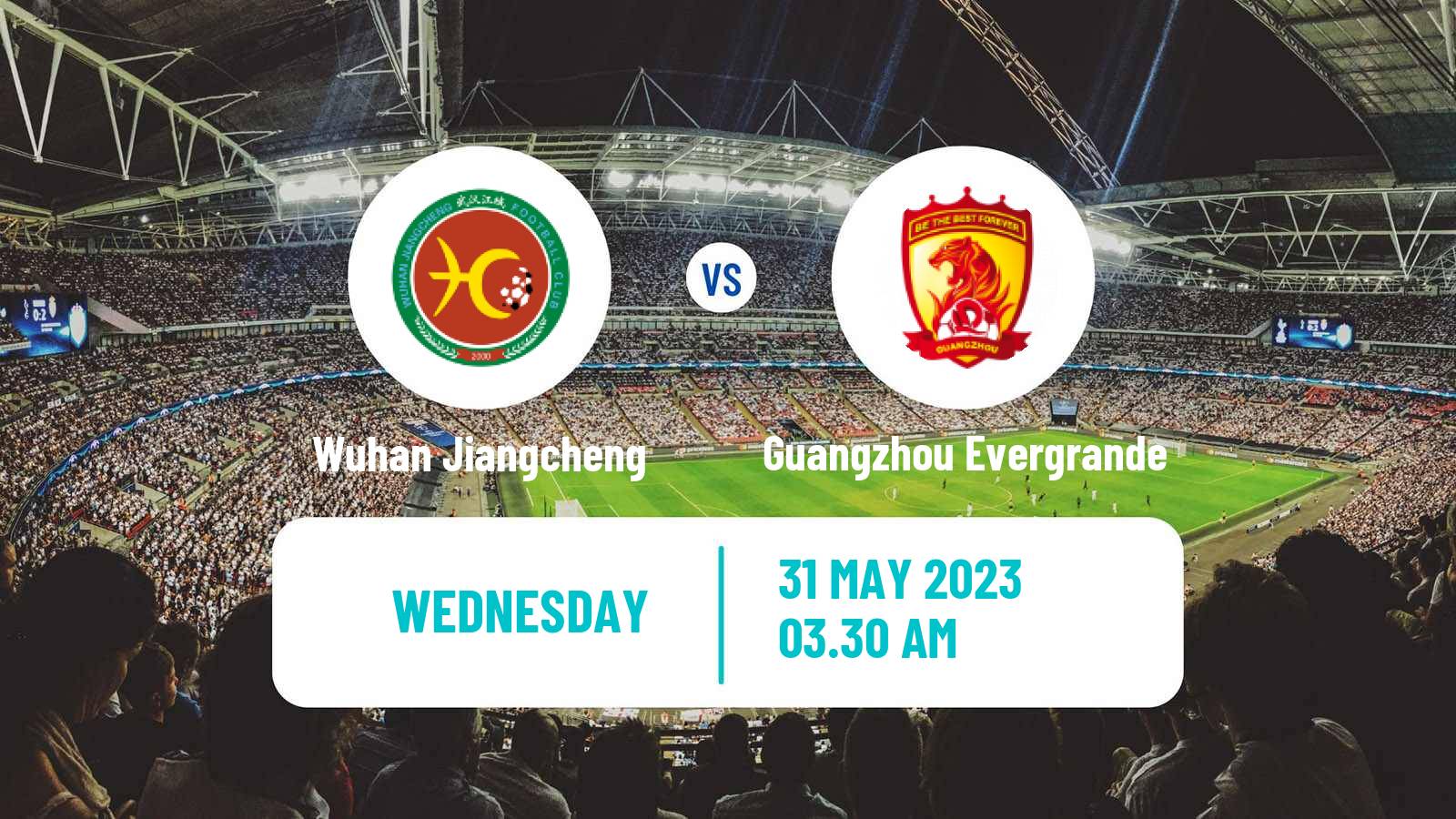 Soccer Chinese FA Cup Wuhan Jiangcheng - Guangzhou Evergrande