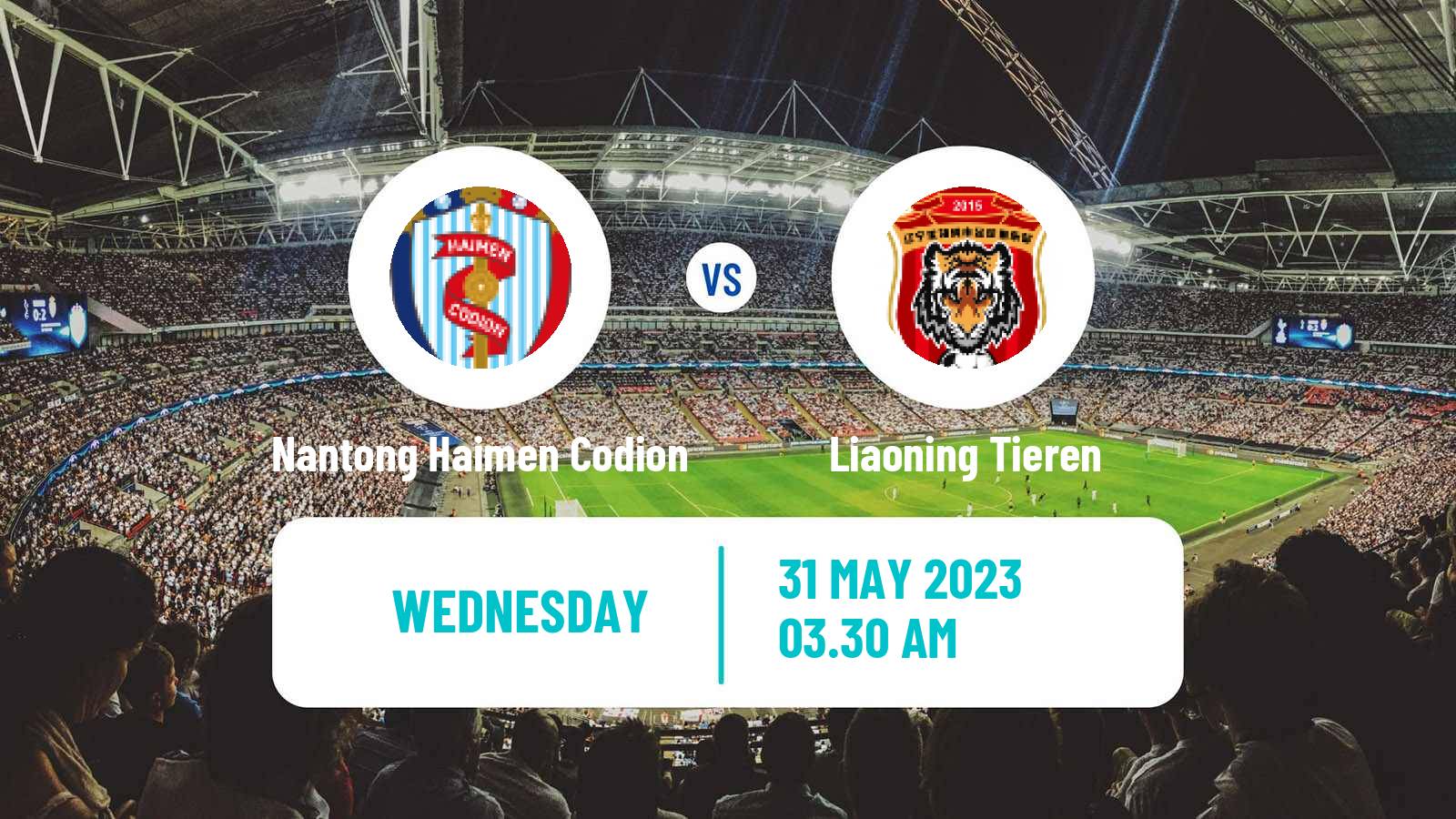 Soccer Chinese FA Cup Nantong Haimen Codion - Liaoning Tieren