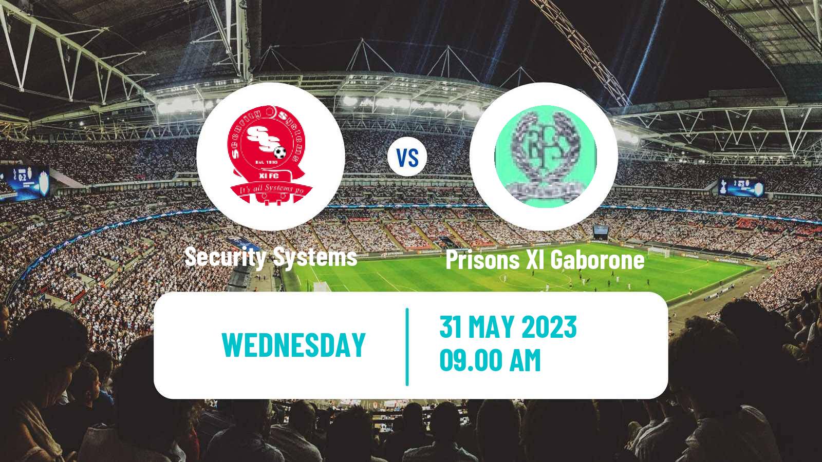 Soccer Botswana Premier League Security Systems - Prisons XI Gaborone