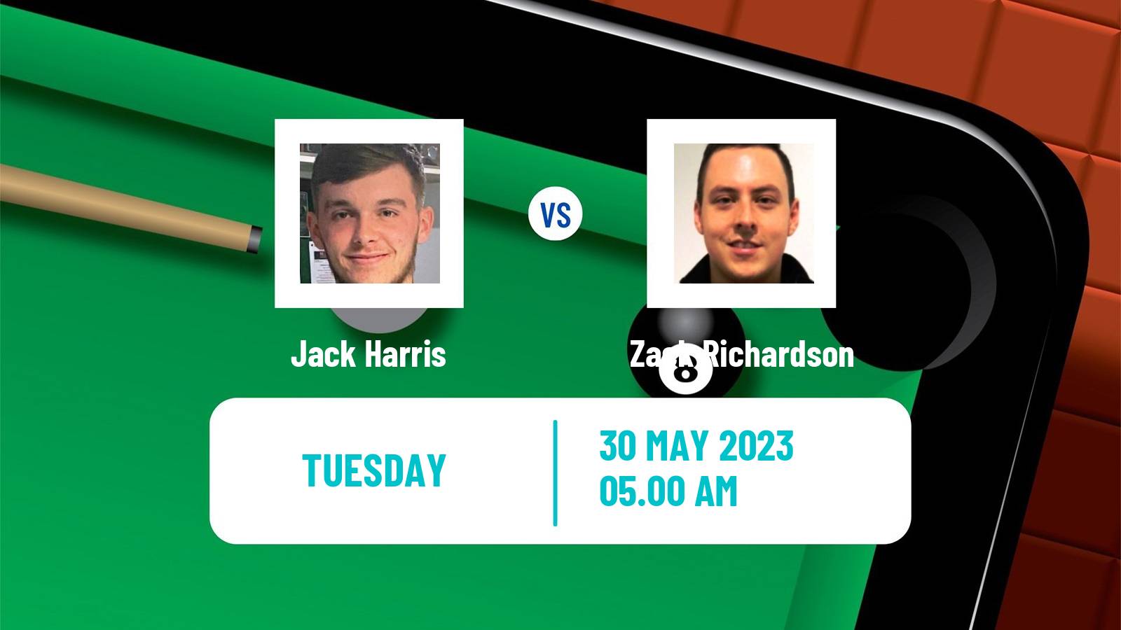 Snooker Qualifying School 1 Jack Harris - Zack Richardson
