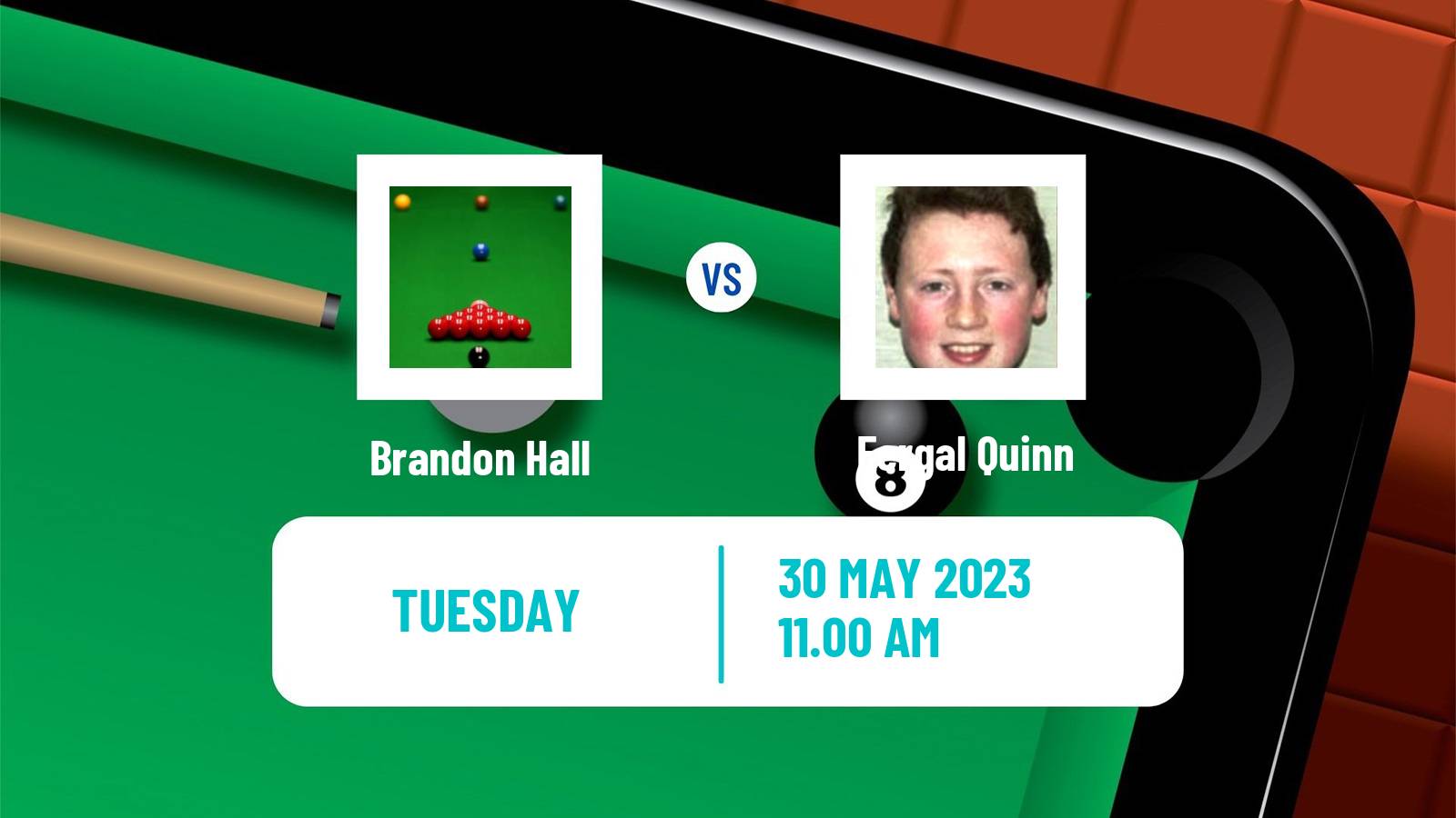 Snooker Qualifying School 1 Brandon Hall - Fergal Quinn