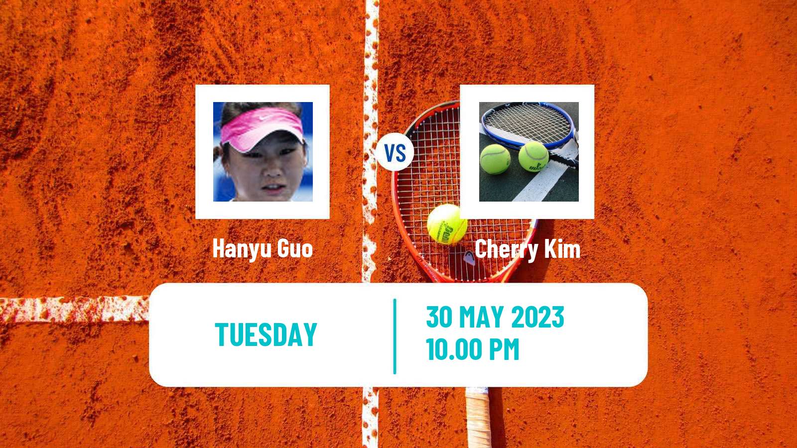 Tennis ITF W25 Changwon Women Hanyu Guo - Cherry Kim