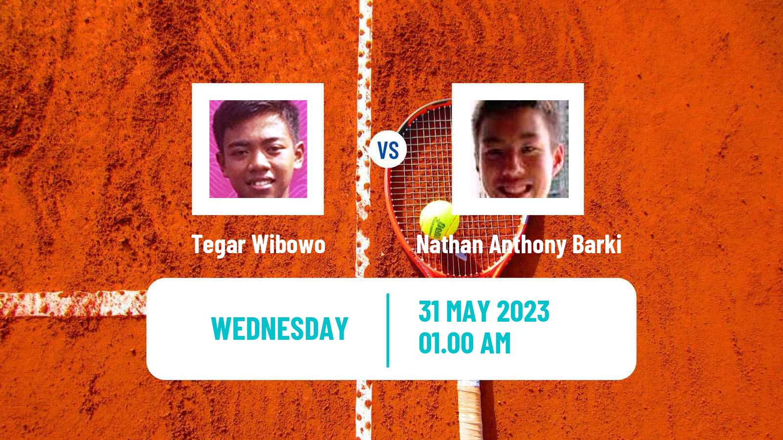 Tennis ITF M25 Jakarta 4 Men Tegar Wibowo - Nathan Anthony Barki