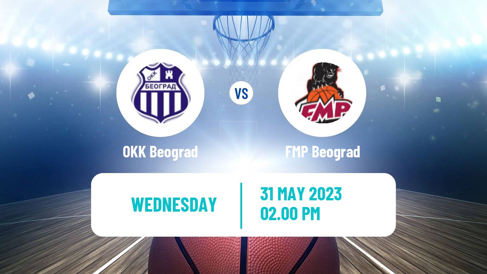 Basketball Serbian Superleague Basketball OKK Beograd - FMP Beograd