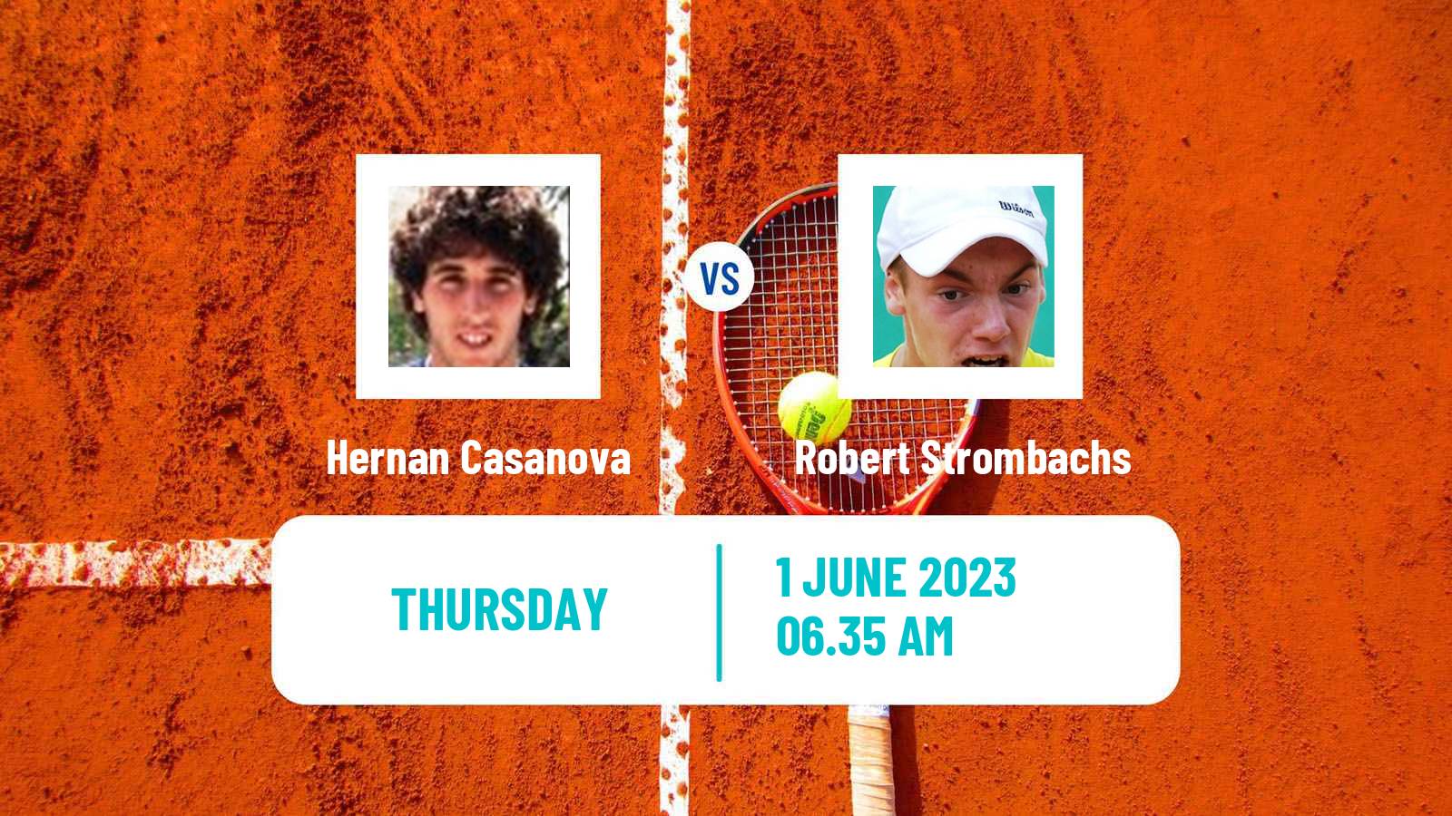 Tennis Troisdorf Challenger Men Hernan Casanova - Robert Strombachs