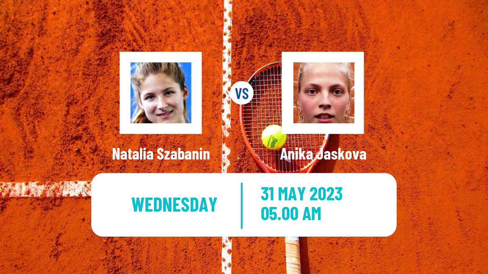 Tennis ITF W40 Otocec 2 Women Natalia Szabanin - Anika Jaskova