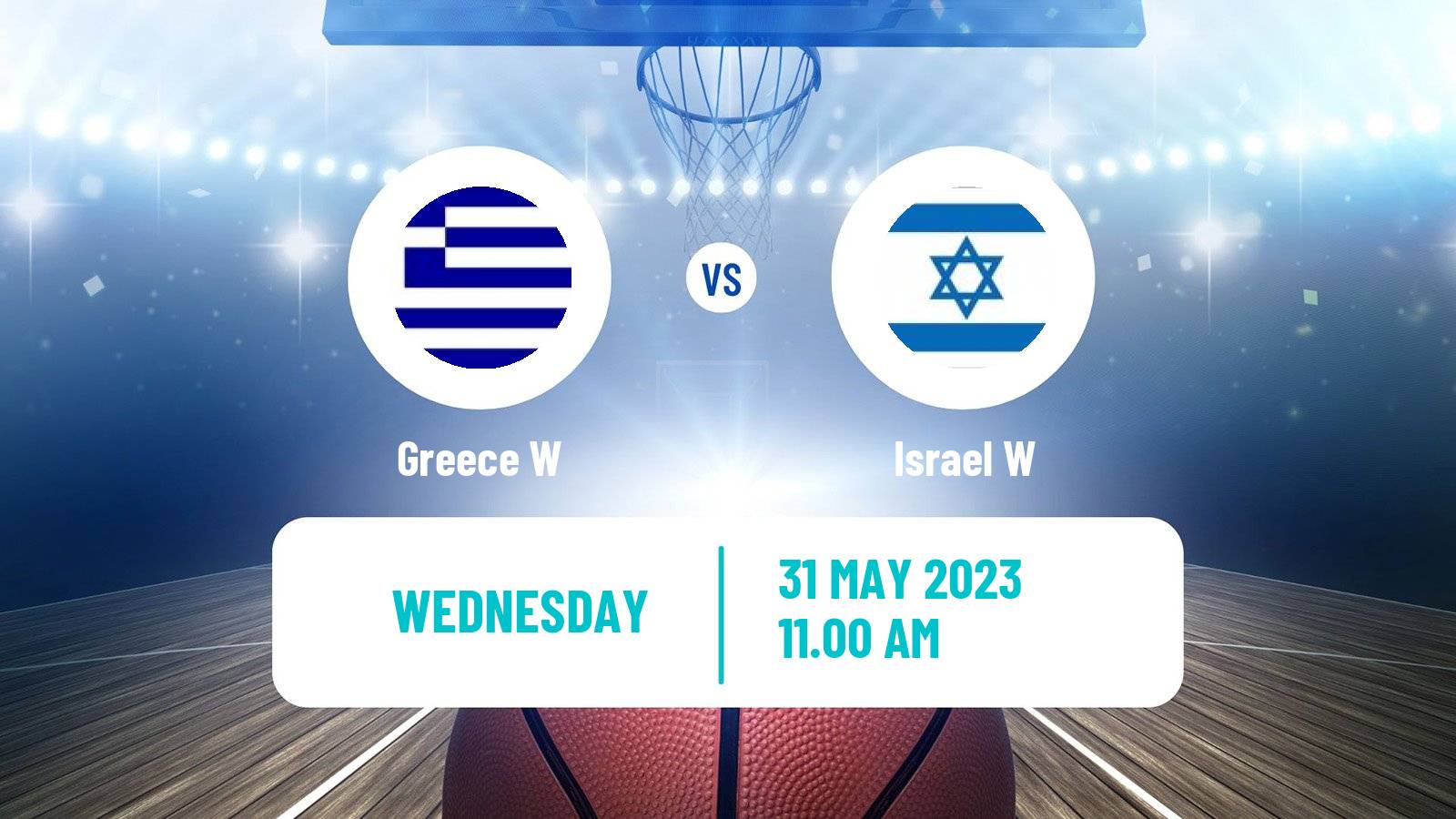 Basketball Friendly International Basketball Women Greece W - Israel W