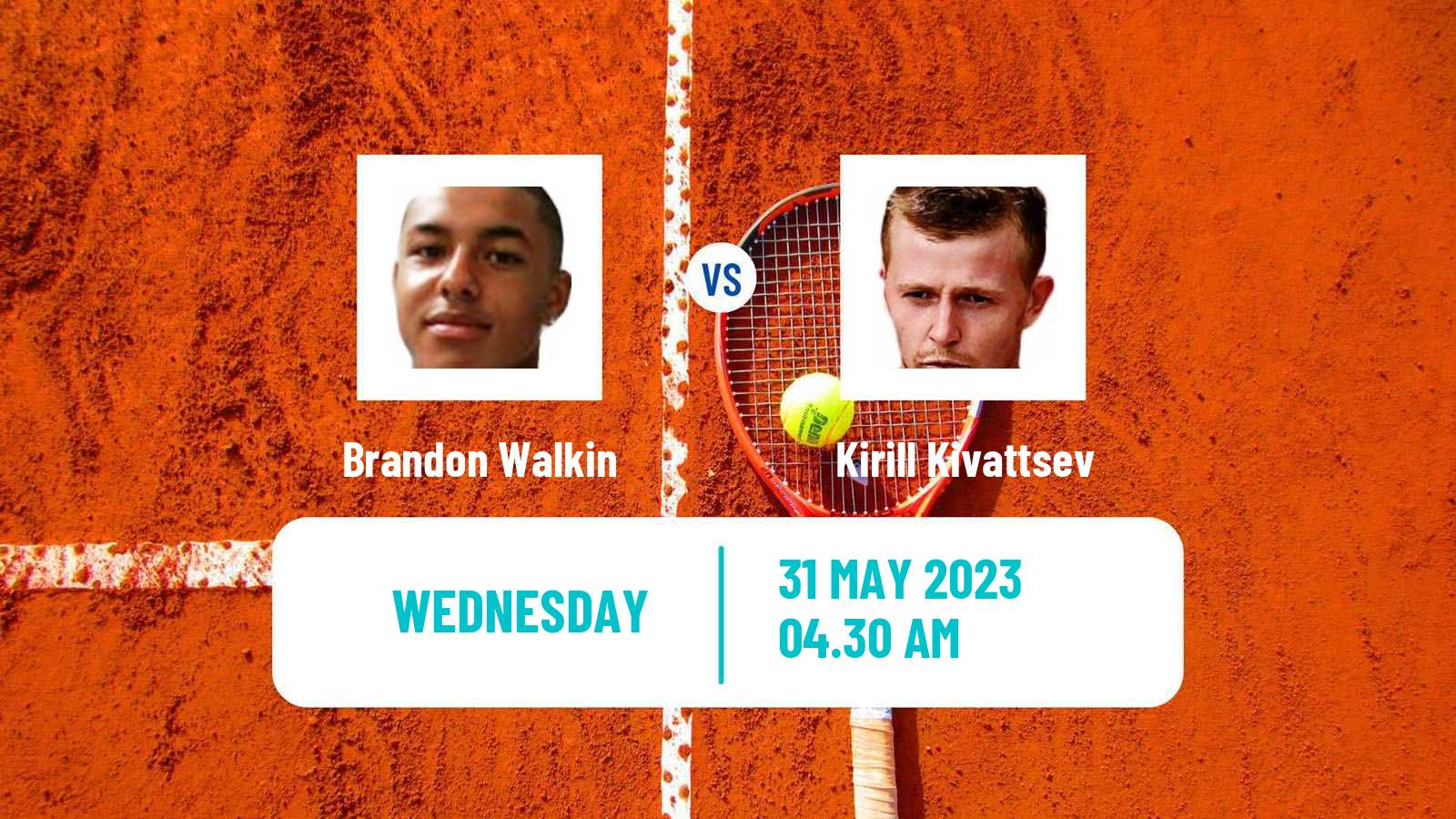 Tennis ITF M25 Kiseljak Men Brandon Walkin - Kirill Kivattsev