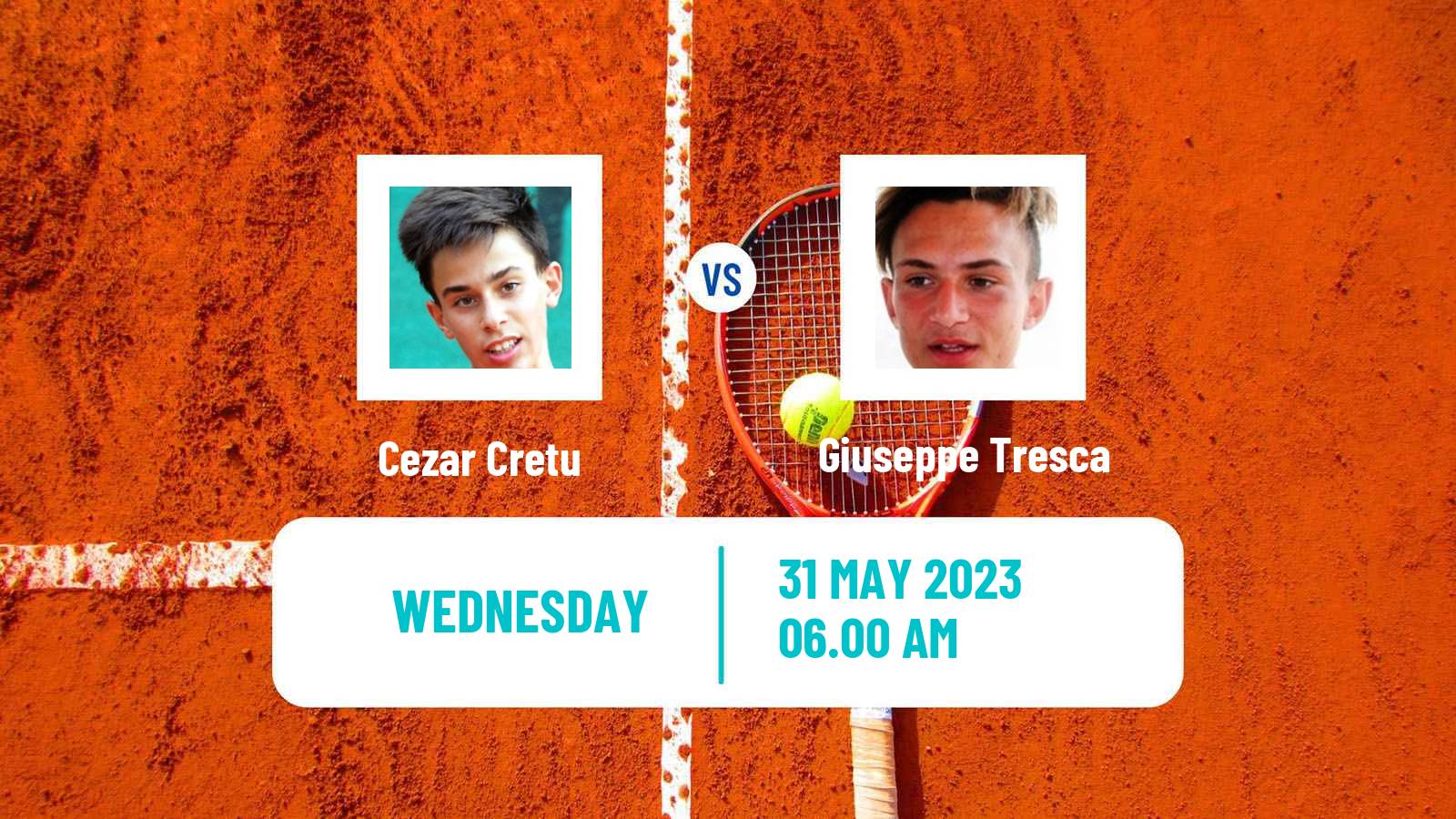 Tennis ITF M15 Constanta Men Cezar Cretu - Giuseppe Tresca