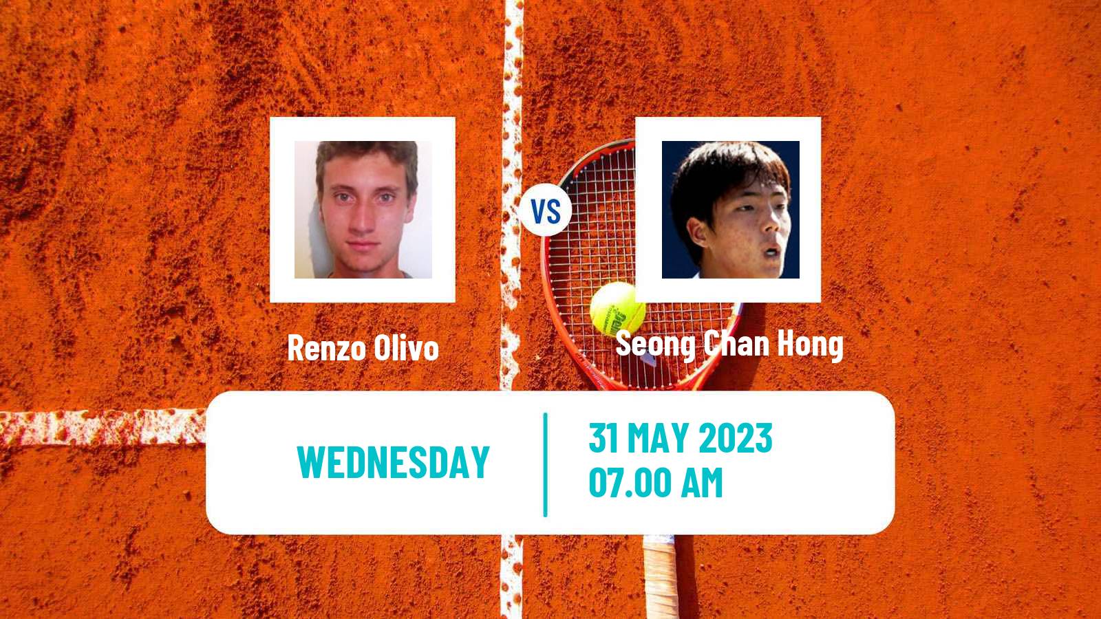 Tennis Troisdorf Challenger Men Renzo Olivo - Seong Chan Hong