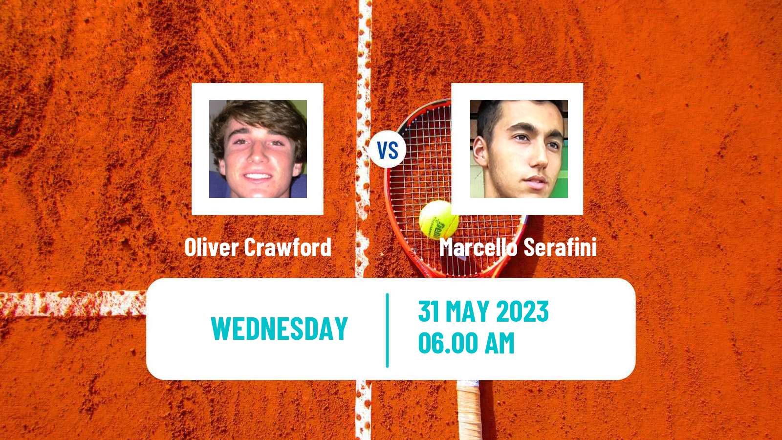 Tennis ITF M25 Rome Men Oliver Crawford - Marcello Serafini