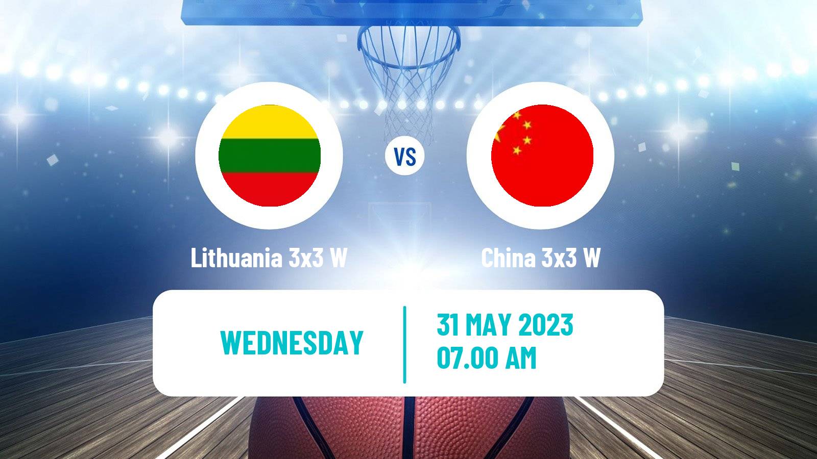 Basketball World Cup Basketball 3x3 Women Lithuania 3x3 W - China 3x3 W