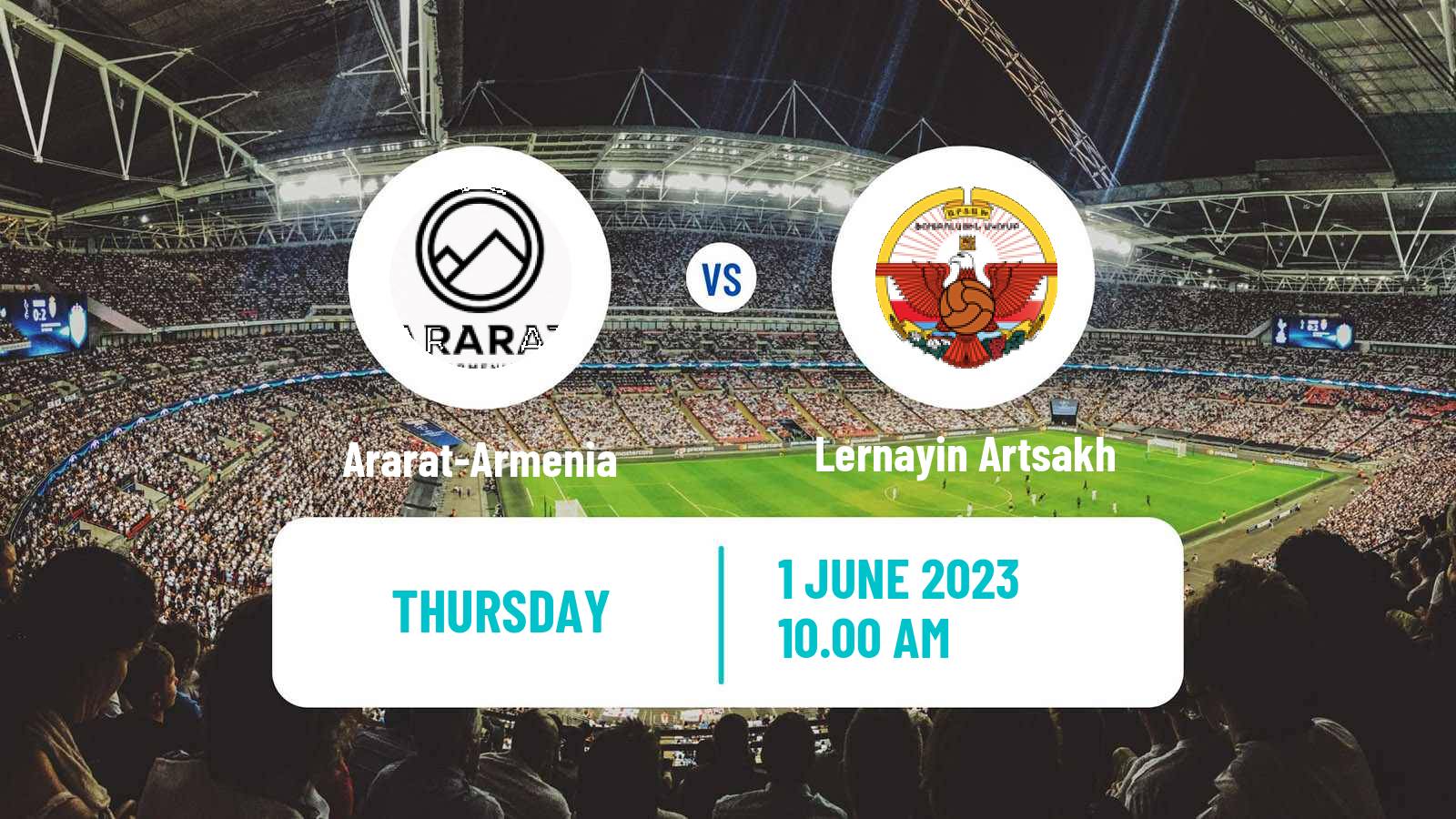 Soccer Armenian Premier League Ararat-Armenia - Lernayin Artsakh