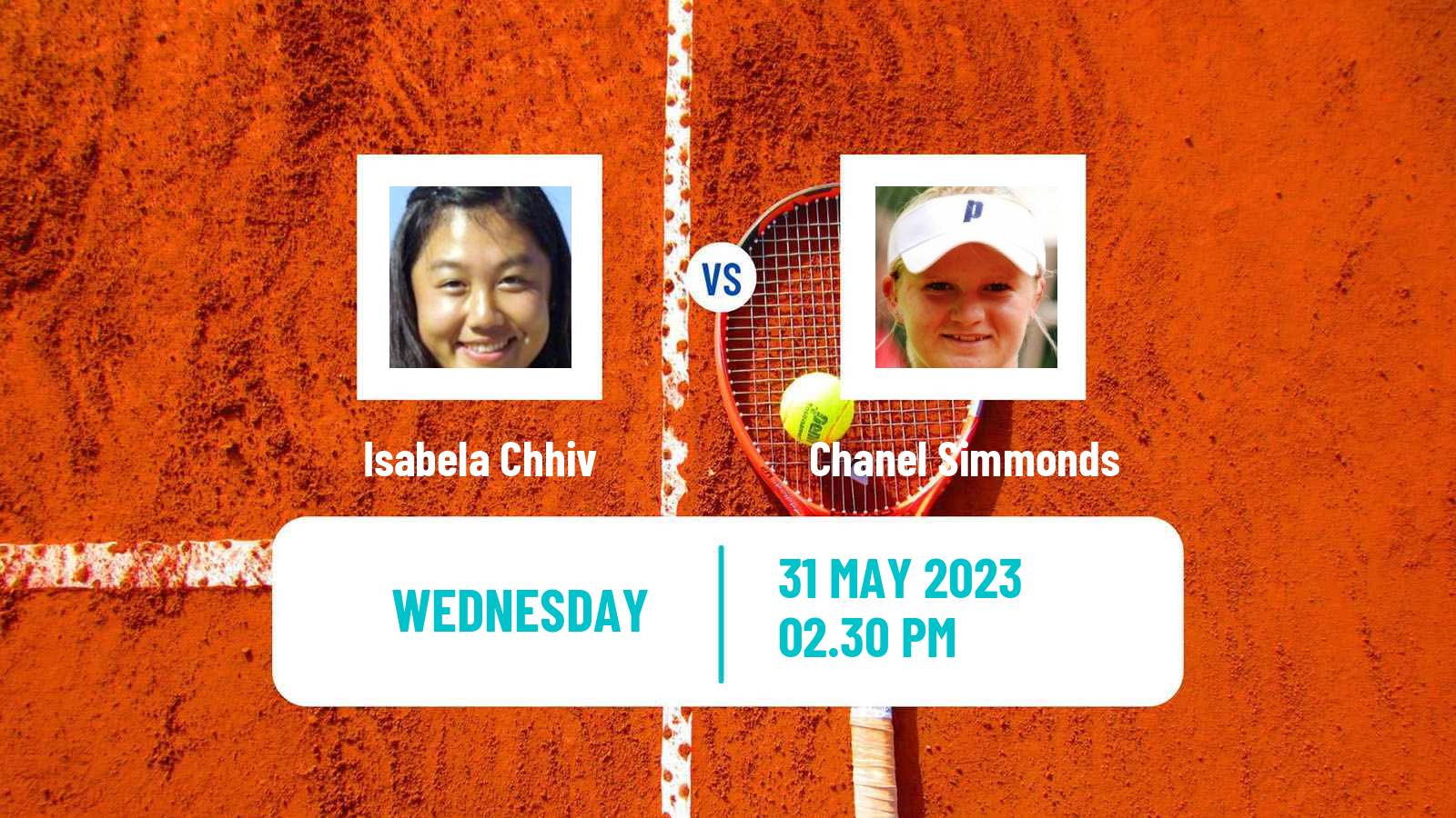 Tennis ITF W15 Rancho Santa Fe Ca Women Isabela Chhiv - Chanel Simmonds