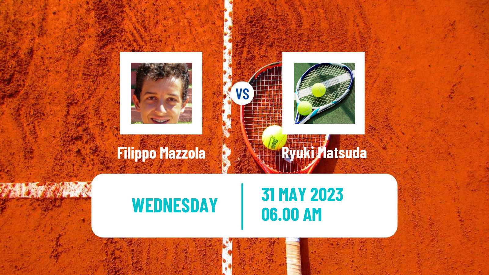 Tennis ITF M15 Monastir 22 Men Filippo Mazzola - Ryuki Matsuda