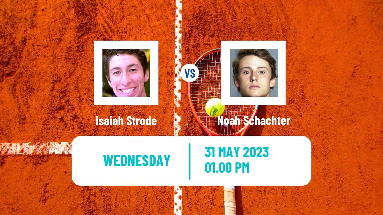 Tennis ITF M15 Rancho Santa Fe Ca Men Isaiah Strode - Noah Schachter