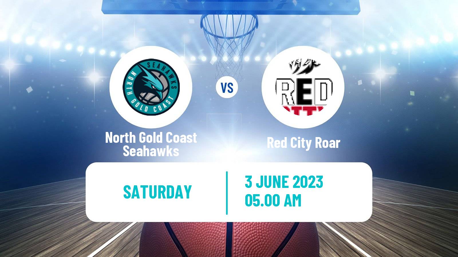 Basketball Australian NBL1 North North Gold Coast Seahawks - Red City Roar