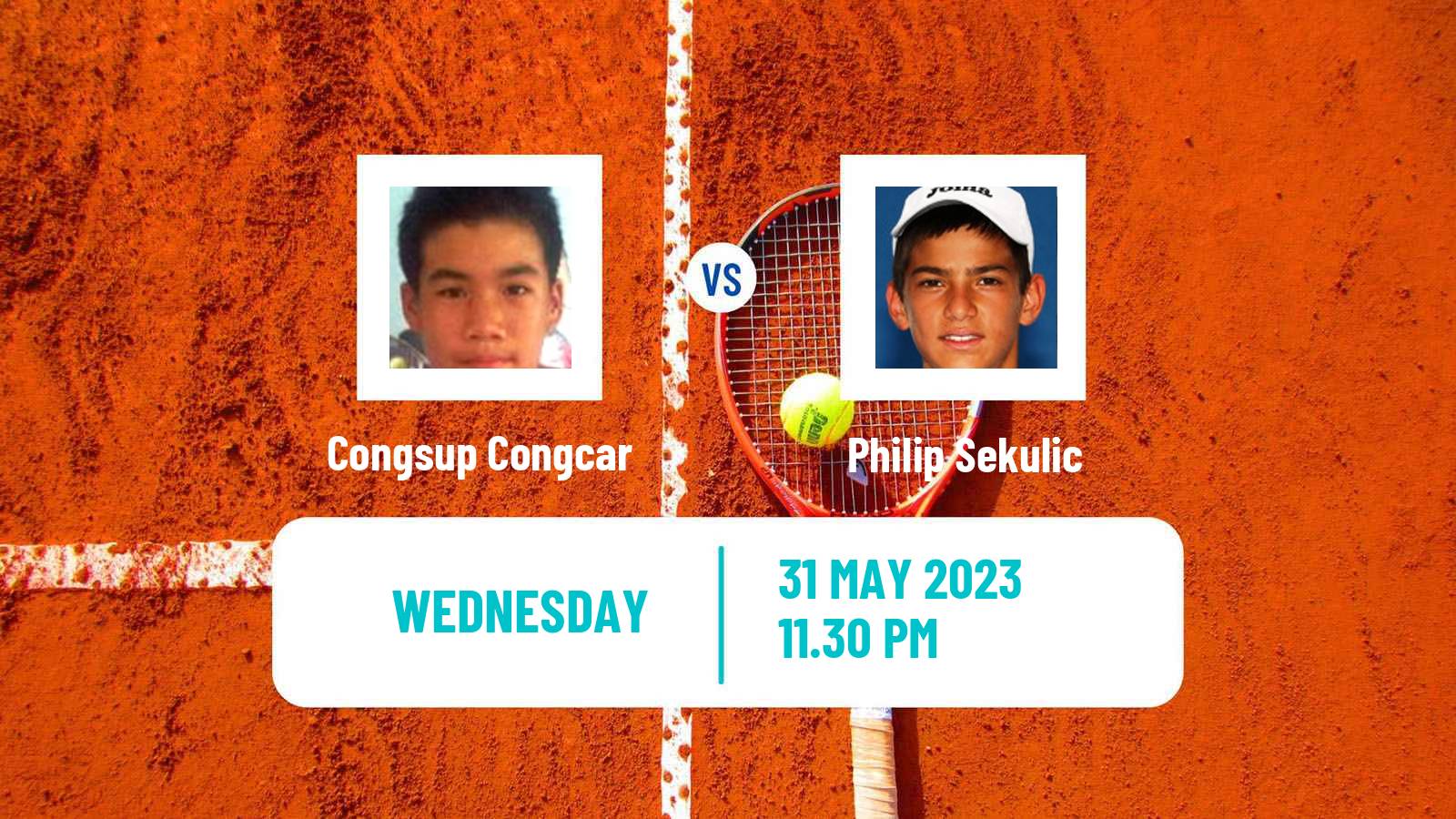 Tennis ITF M15 Nakhon Si Thammarat Men Congsup Congcar - Philip Sekulic