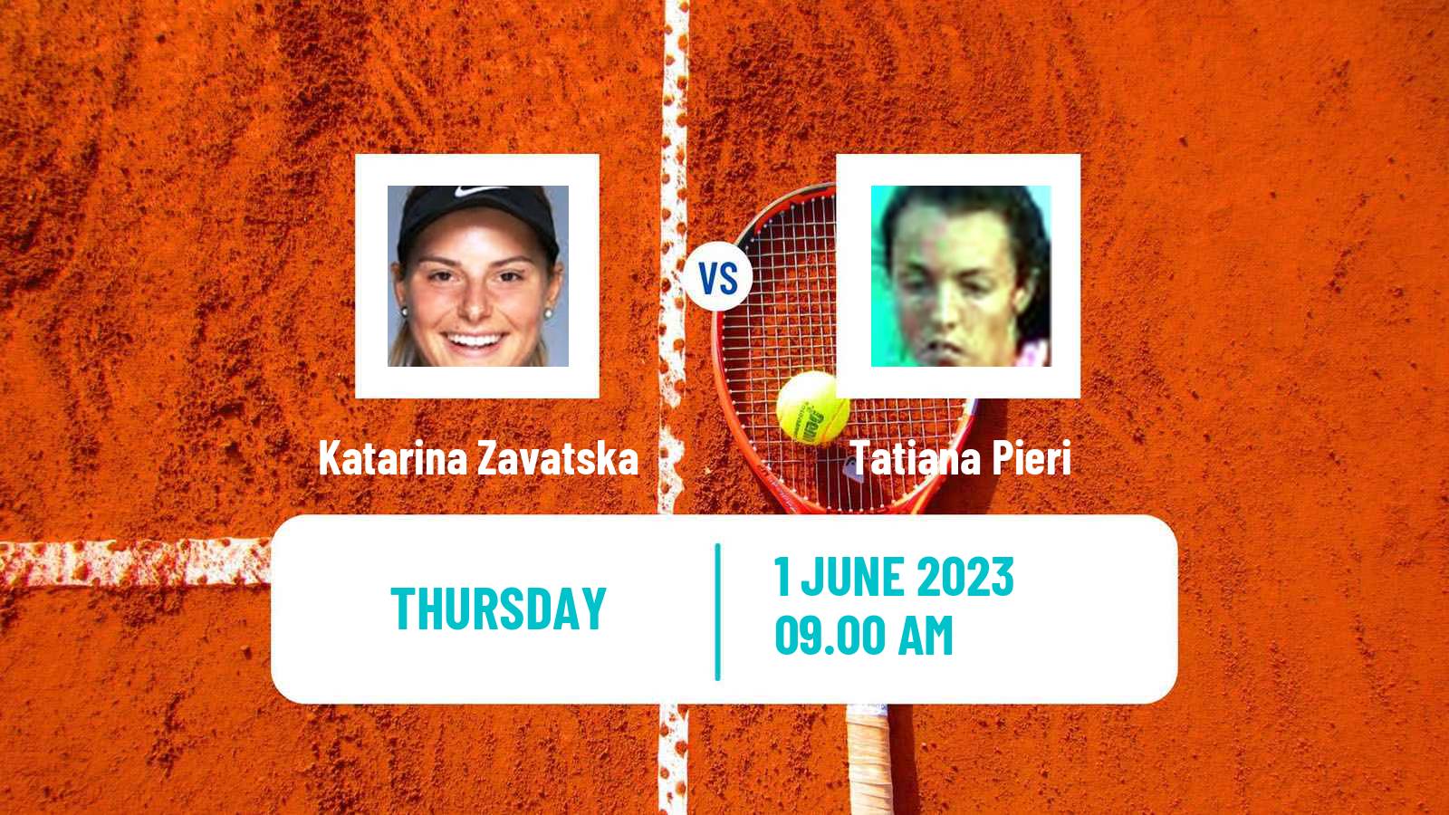 Tennis ITF W60 Brescia Women Katarina Zavatska - Tatiana Pieri