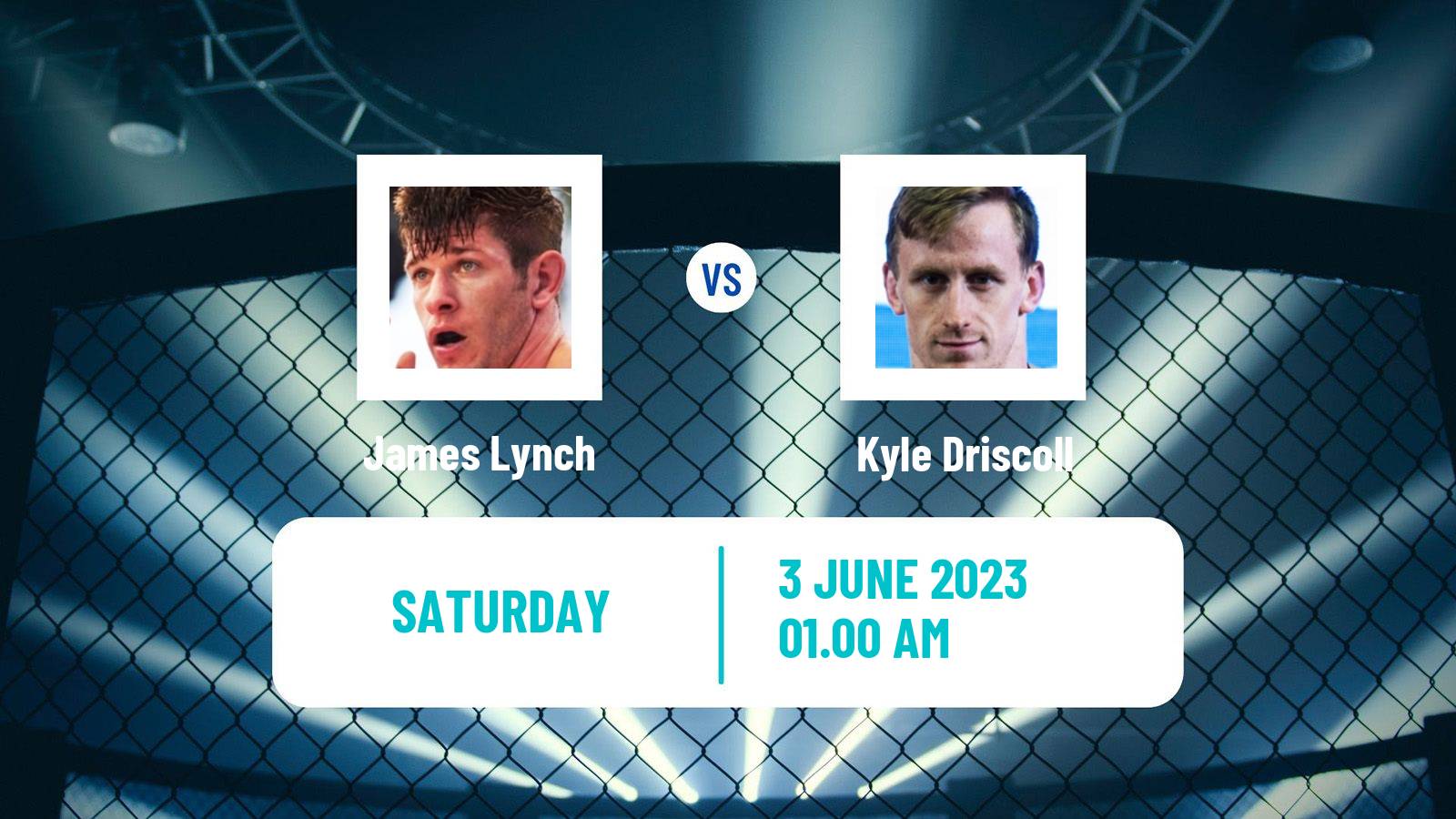 MMA Lightweight Cage Warriors Men James Lynch - Kyle Driscoll