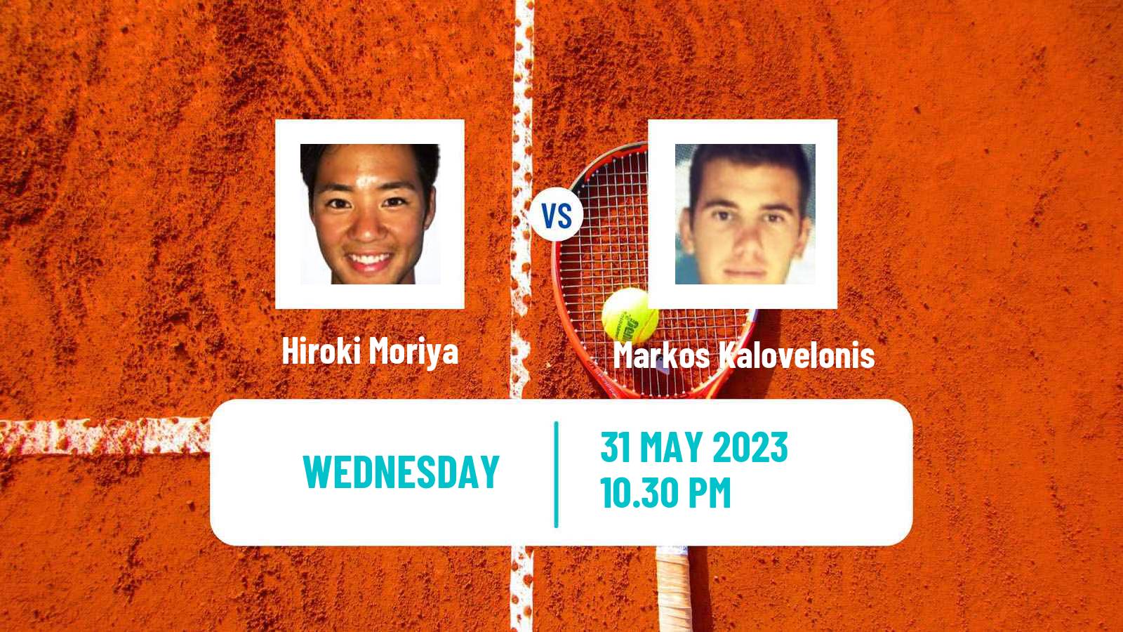 Tennis ITF M25 Jakarta 4 Men Hiroki Moriya - Markos Kalovelonis