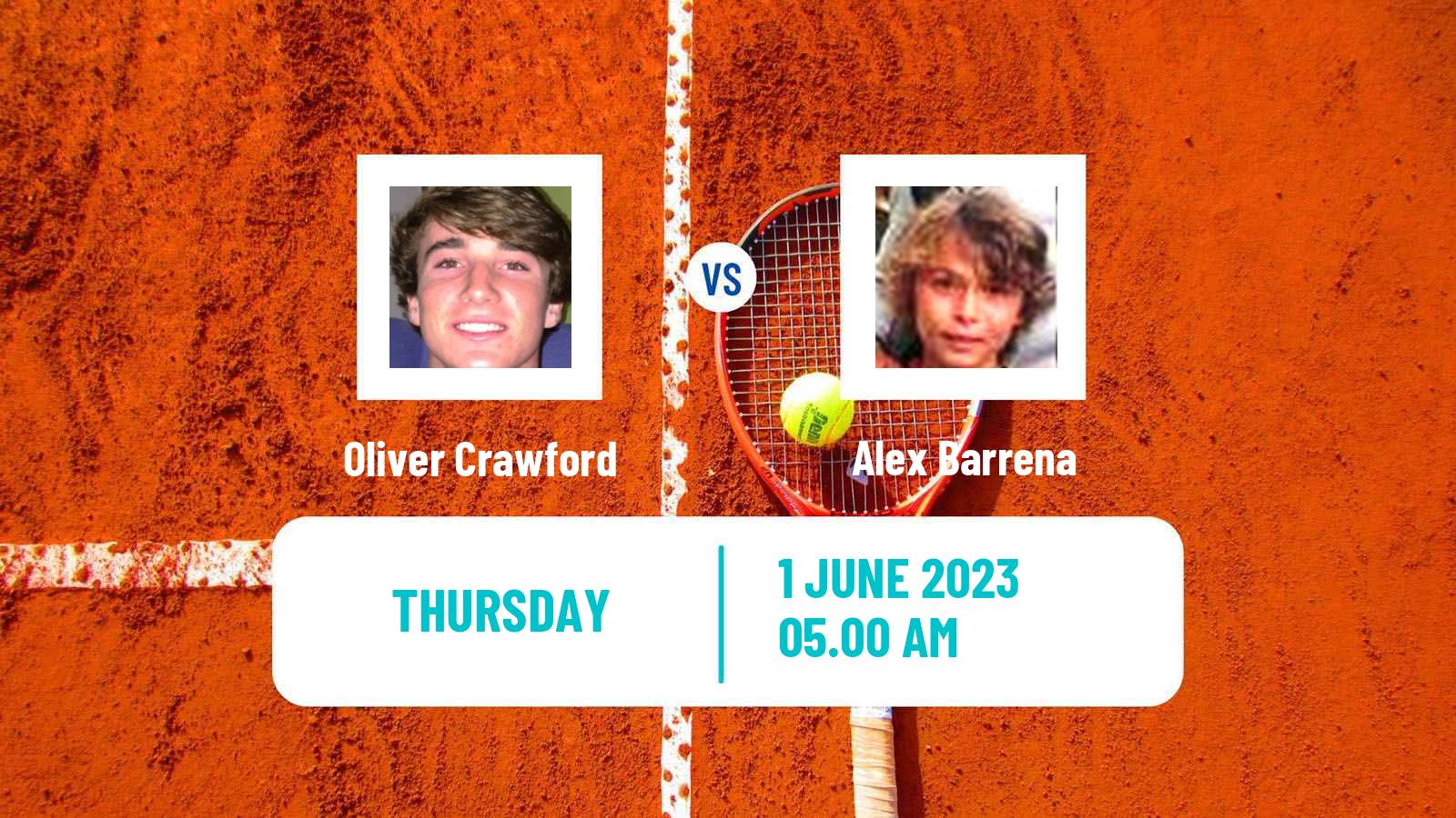 Tennis ITF M25 Rome Men Oliver Crawford - Alex Barrena