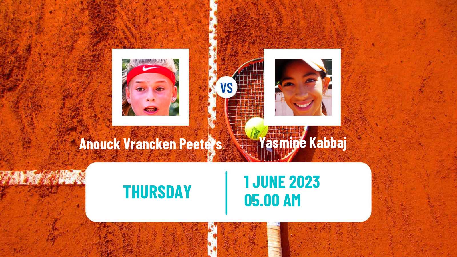 Tennis ITF W15 Kursumlijska Banja 6 Women Anouck Vrancken Peeters - Yasmine Kabbaj