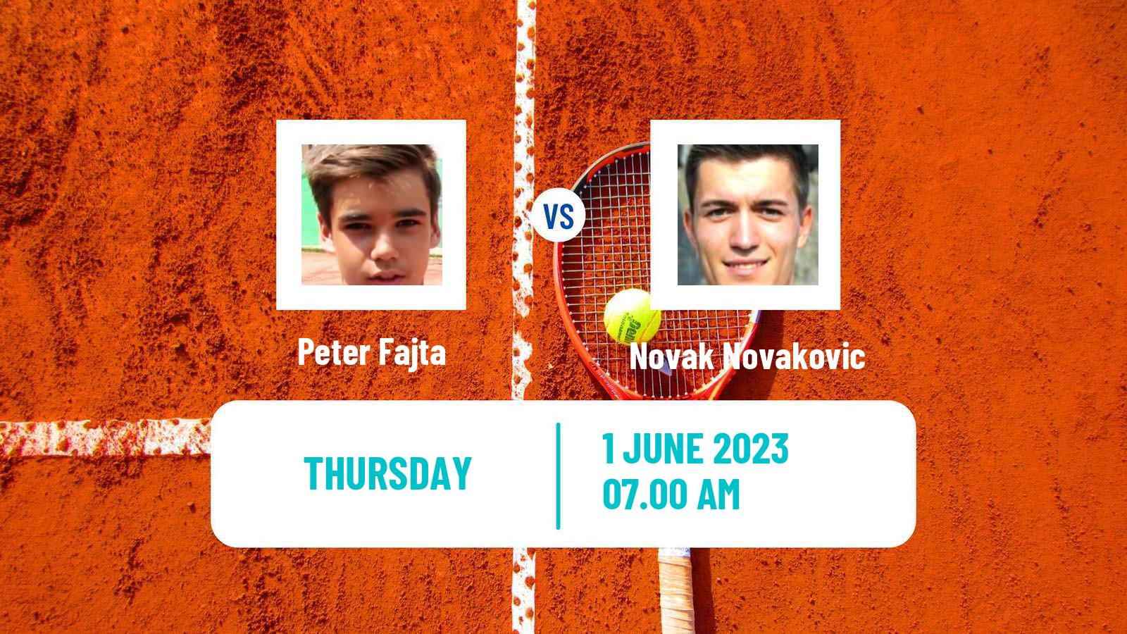 Tennis ITF M15 Kursumlijska Banja 4 Men Peter Fajta - Novak Novakovic