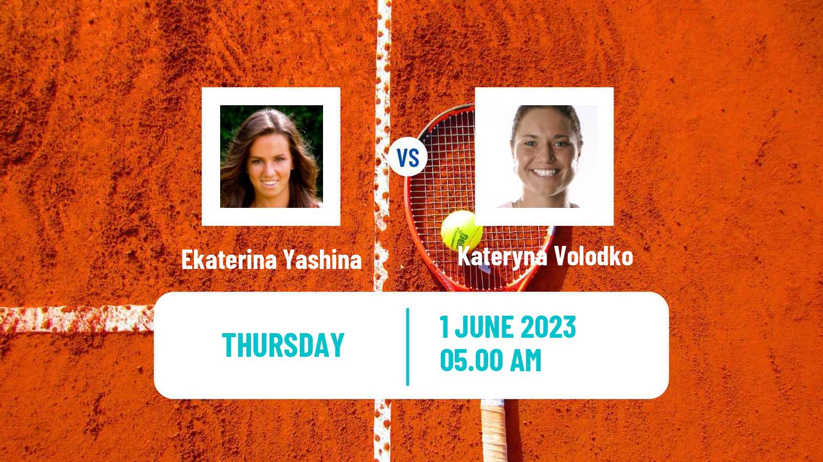Tennis ITF W25 La Marsa Women Ekaterina Yashina - Kateryna Volodko