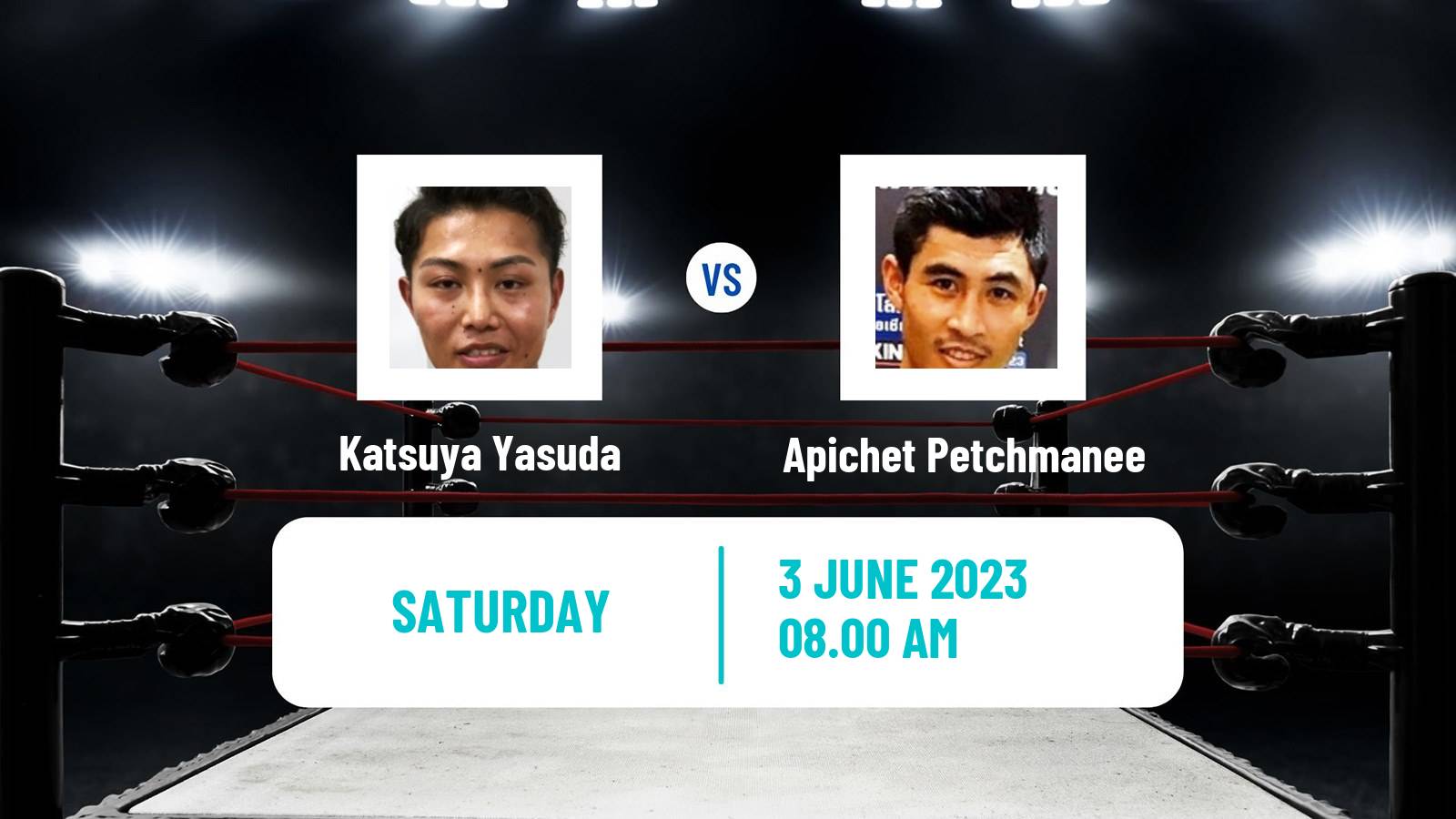 Boxing Super Featherweight WBO Asia Pacific Title Men Katsuya Yasuda - Apichet Petchmanee