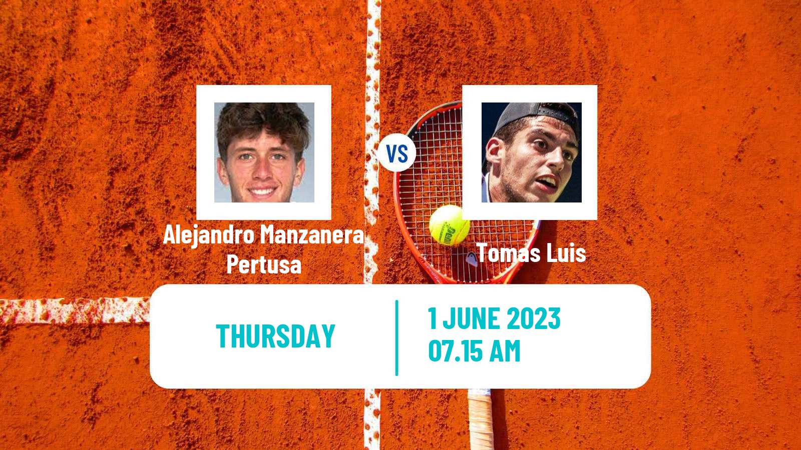 Tennis ITF M25 La Nucia Men Alejandro Manzanera Pertusa - Tomas Luis