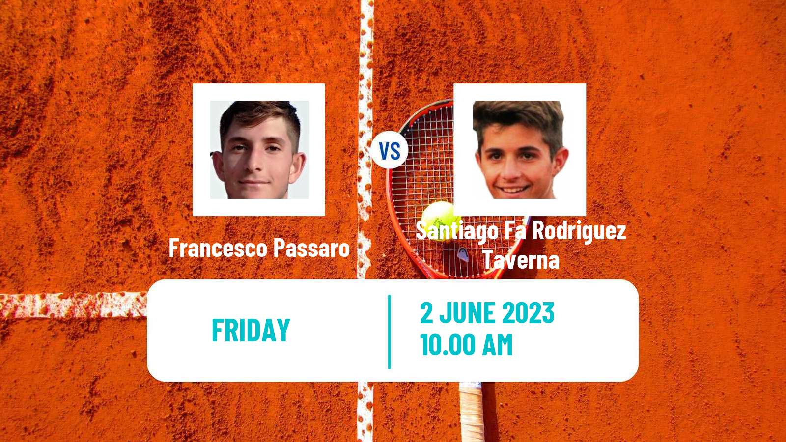 Tennis Vicenza Challenger Men Francesco Passaro - Santiago Fa Rodriguez Taverna