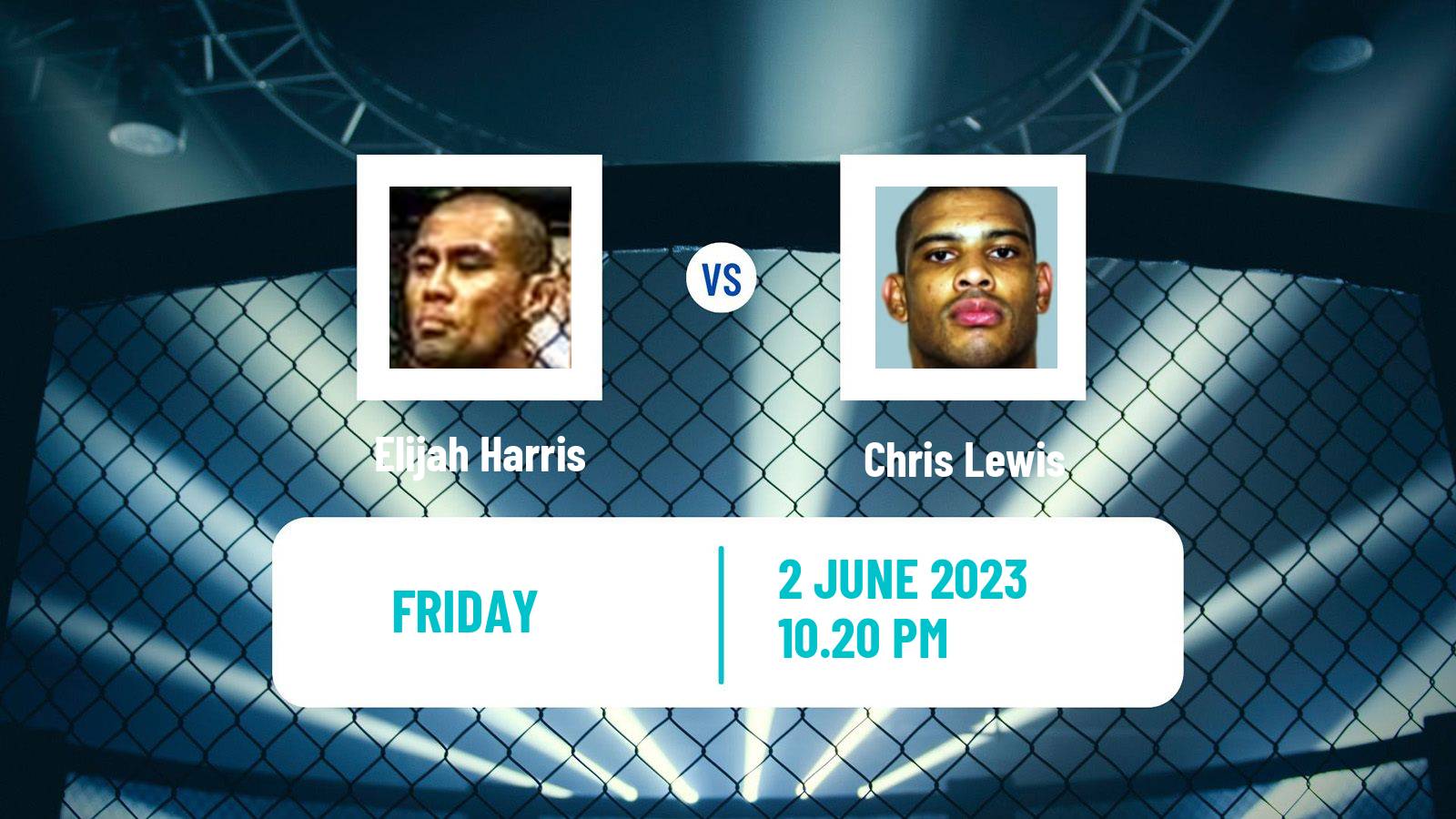 MMA Heavyweight Cage Warriors Men Elijah Harris - Chris Lewis