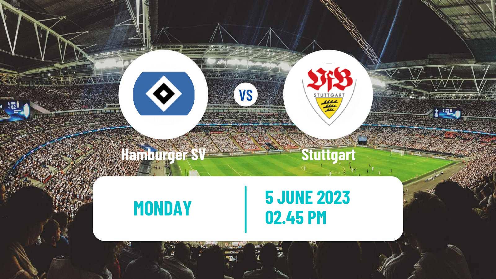 Soccer German 2 Bundesliga Hamburger SV - Stuttgart