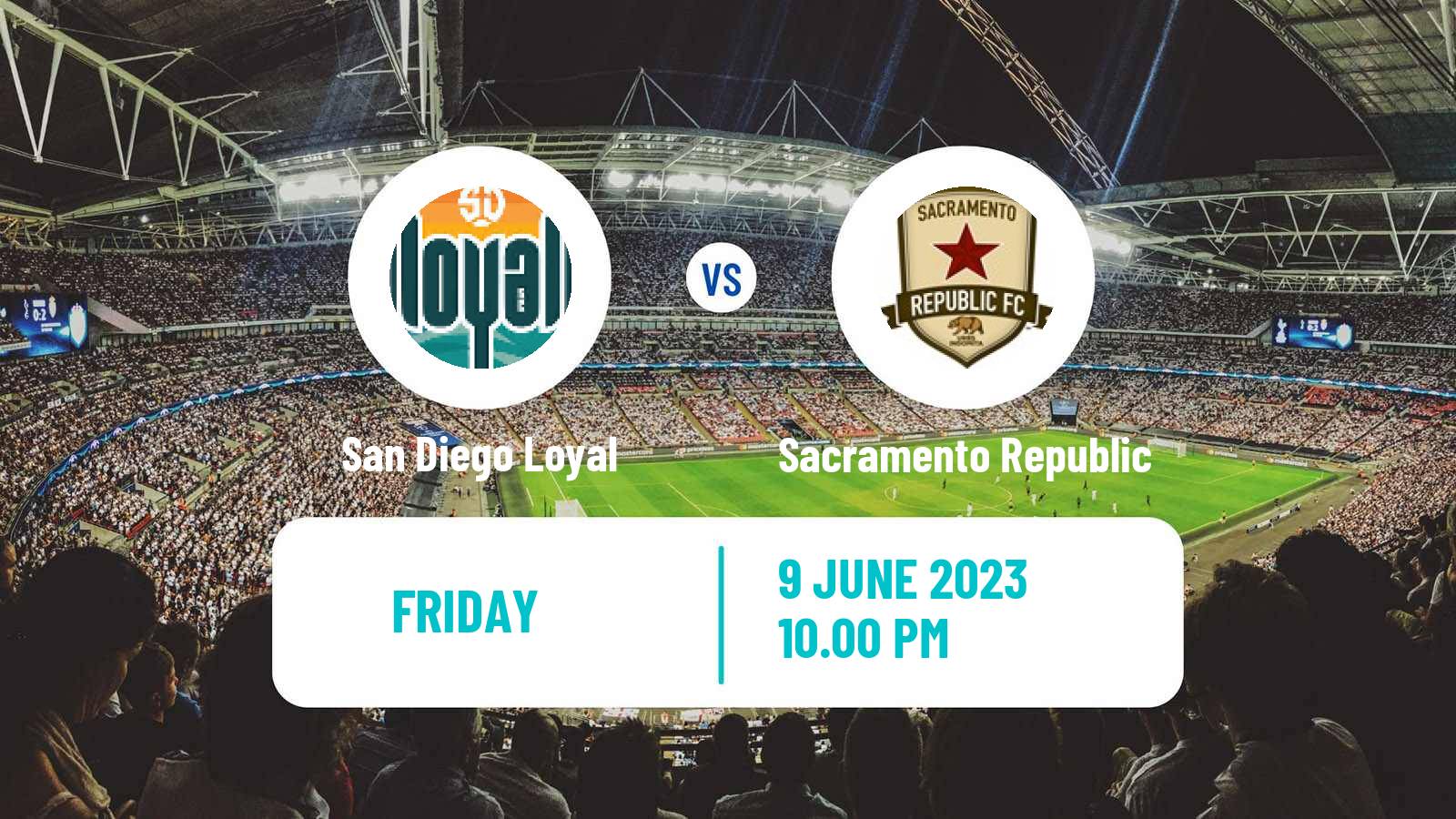 Soccer USL Championship San Diego Loyal - Sacramento Republic