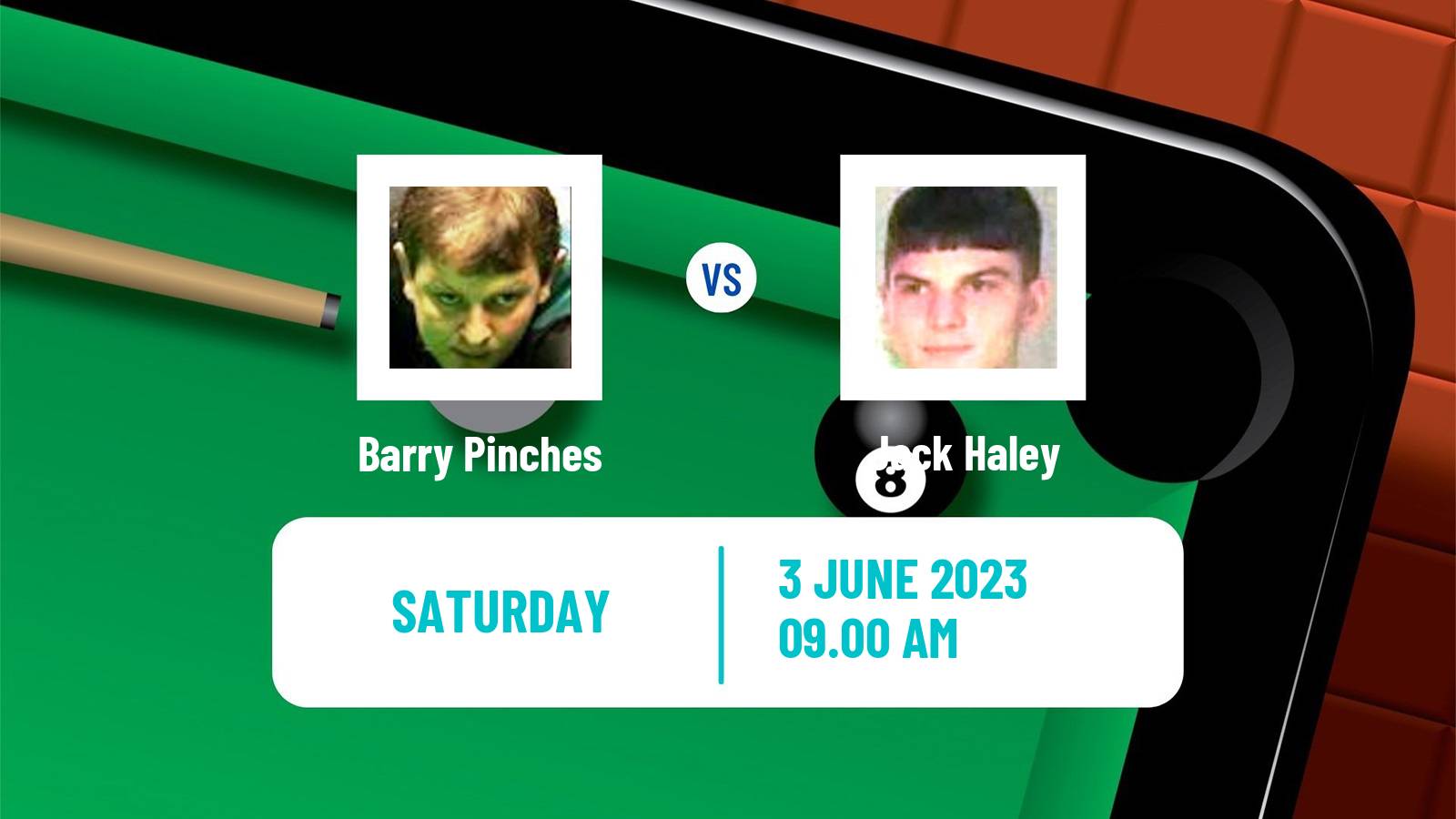 Snooker Qualifying School 2 Barry Pinches - Jack Haley