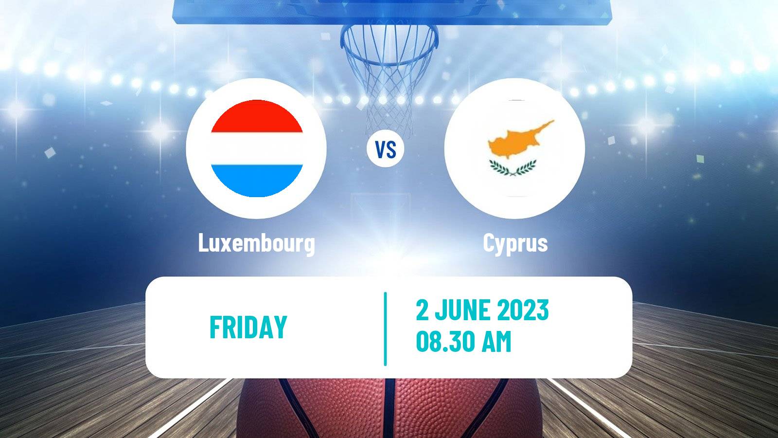 Basketball Games of the Small States of Europe Basketball Luxembourg - Cyprus