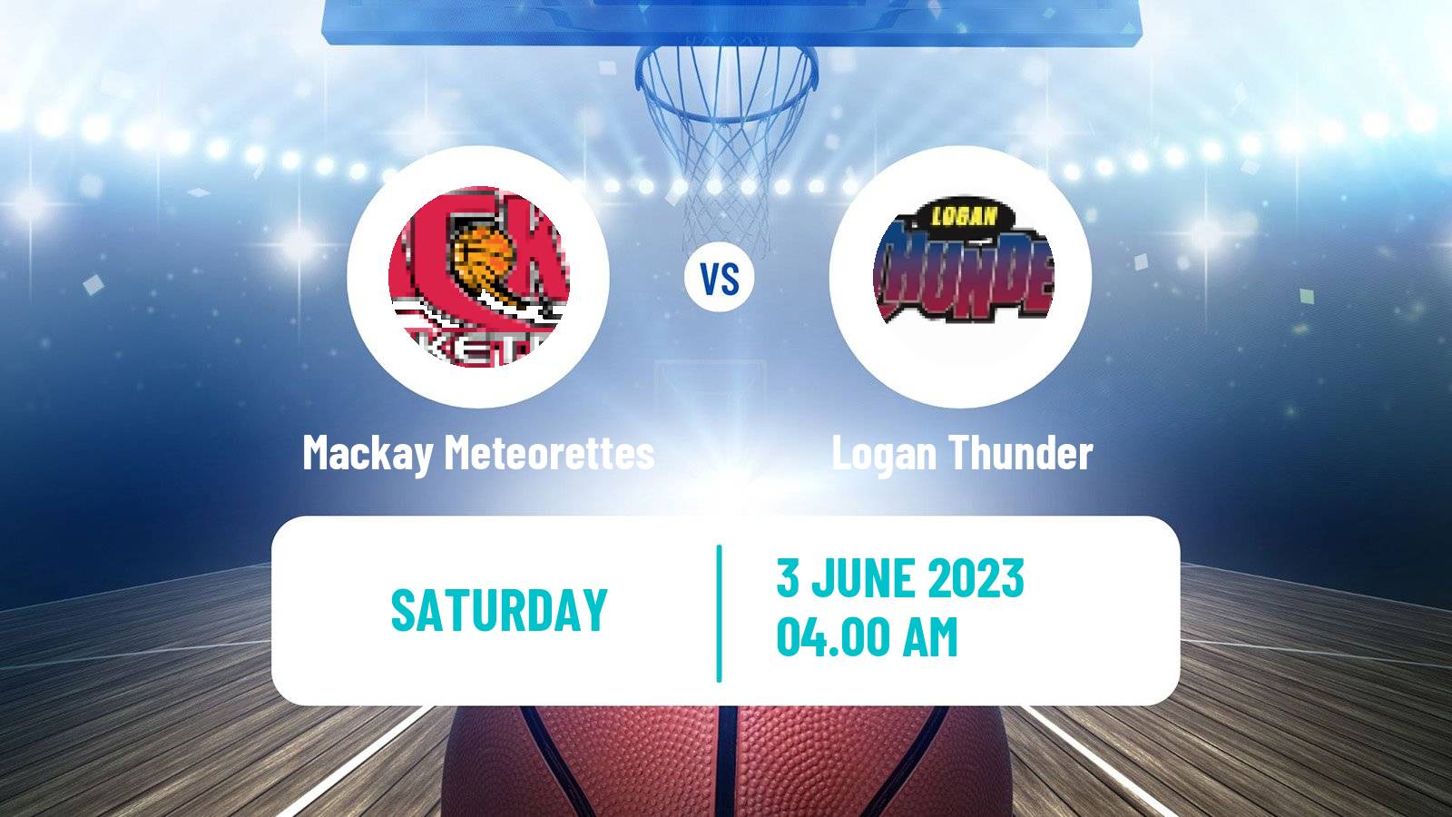 Basketball Australian NBL1 North Women Mackay Meteorettes - Logan Thunder
