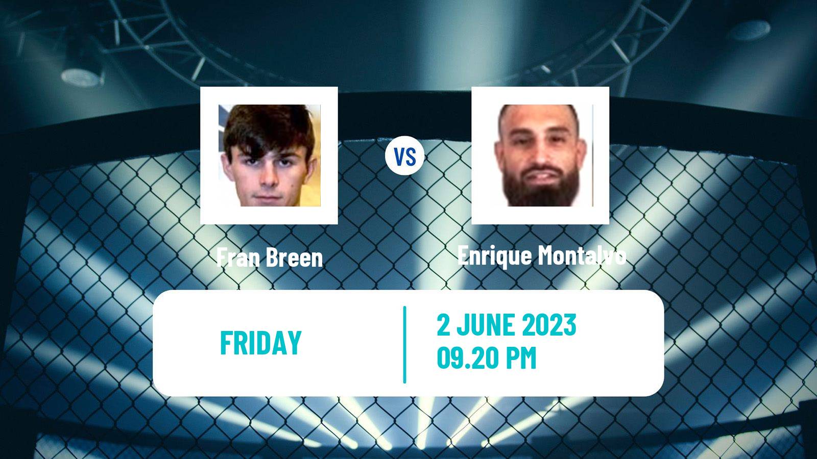 MMA Flyweight Cage Warriors Men Fran Breen - Enrique Montalvo