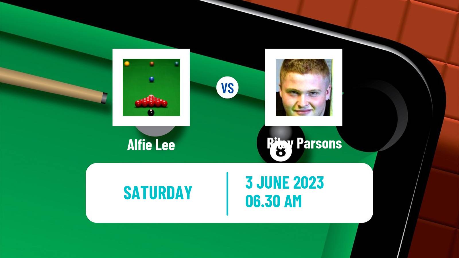 Snooker Qualifying School 2 Alfie Lee - Riley Parsons