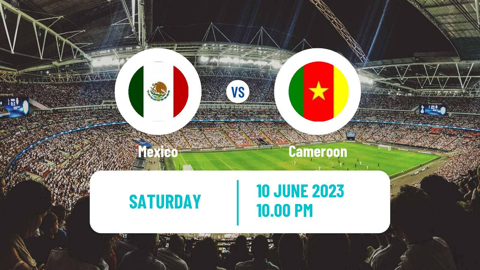 Soccer Friendly Mexico - Cameroon