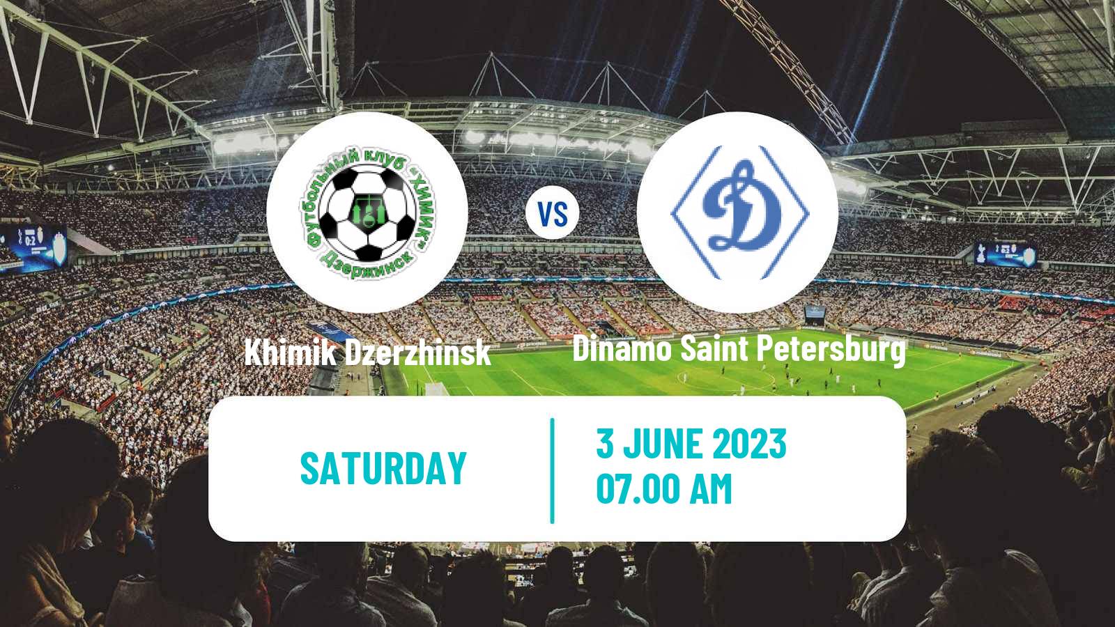 Soccer Russian FNL 2 Group 2 Khimik Dzerzhinsk - Dinamo Saint Petersburg