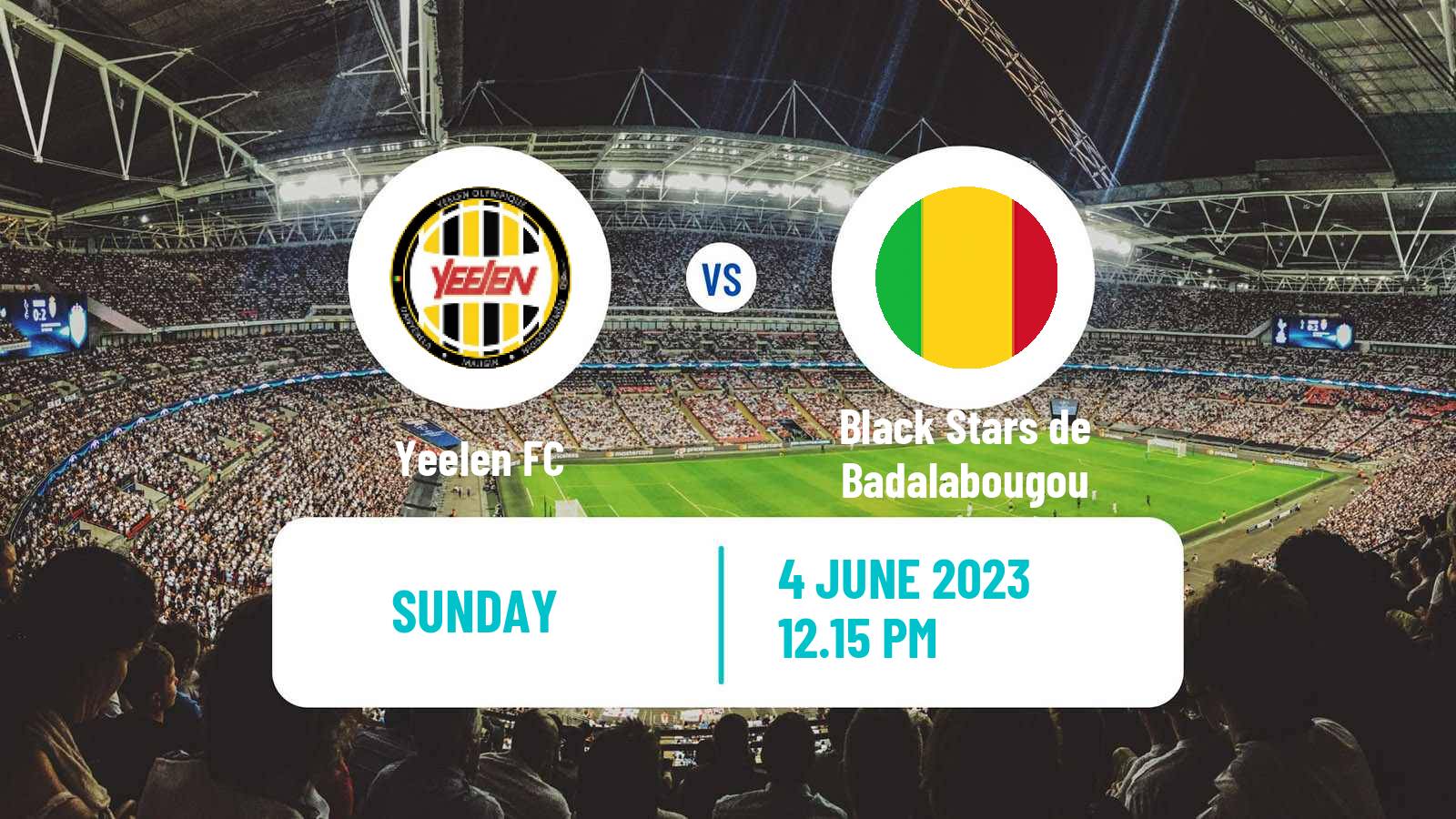 Soccer Malian Première Division Yeelen - Black Stars de Badalabougou