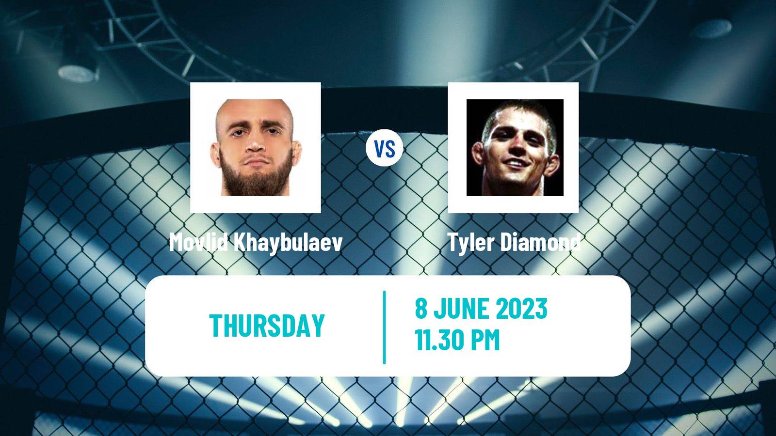 MMA Featherweight Pfl Men Movlid Khaybulaev - Tyler Diamond