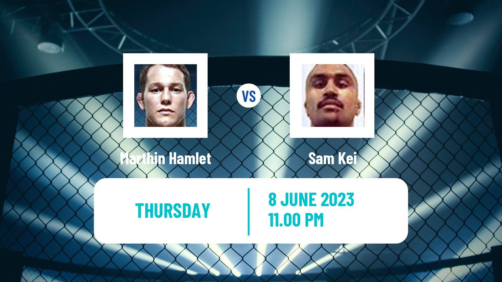 MMA Light Heavyweight Pfl Men Marthin Hamlet - Sam Kei