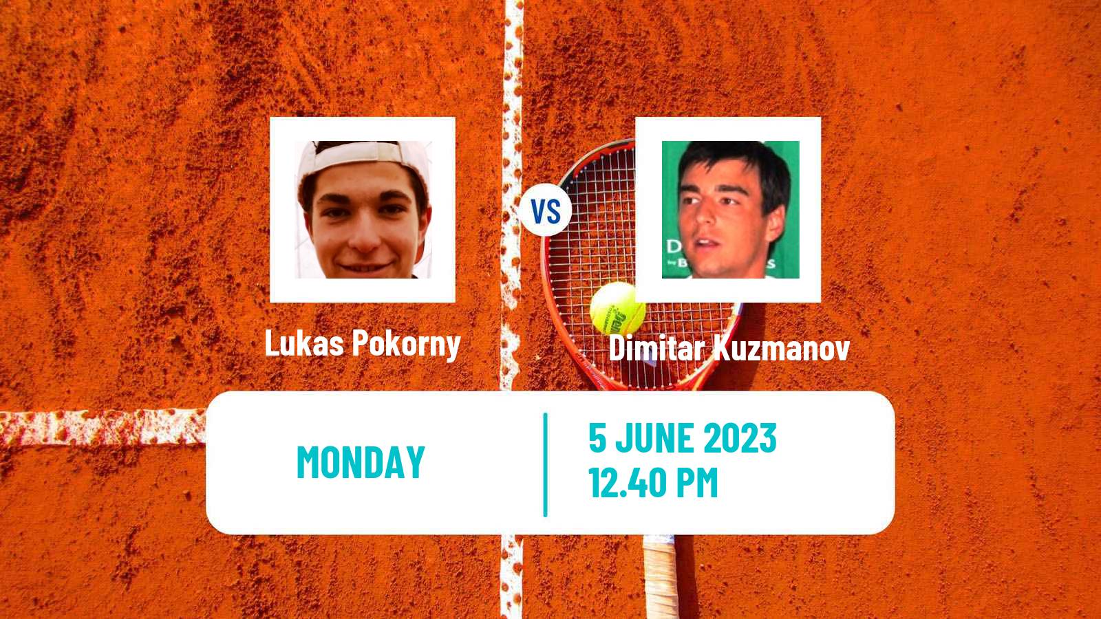Tennis Prostejov Challenger Men Lukas Pokorny - Dimitar Kuzmanov