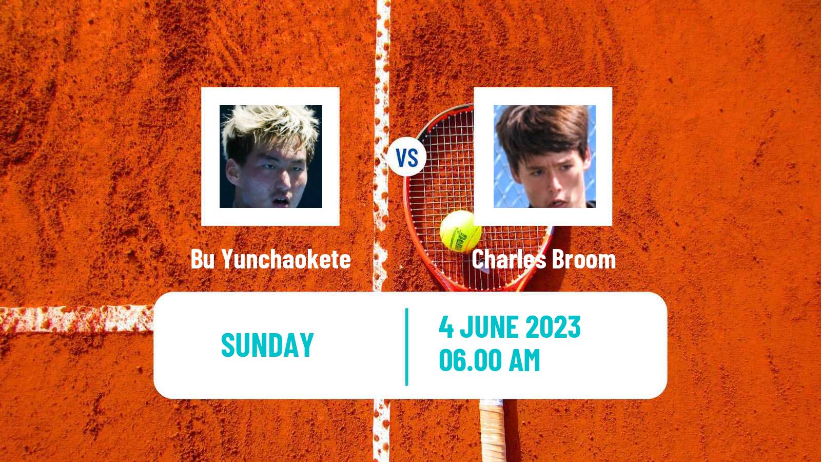 Tennis Surbiton Challenger Men Bu Yunchaokete - Charles Broom