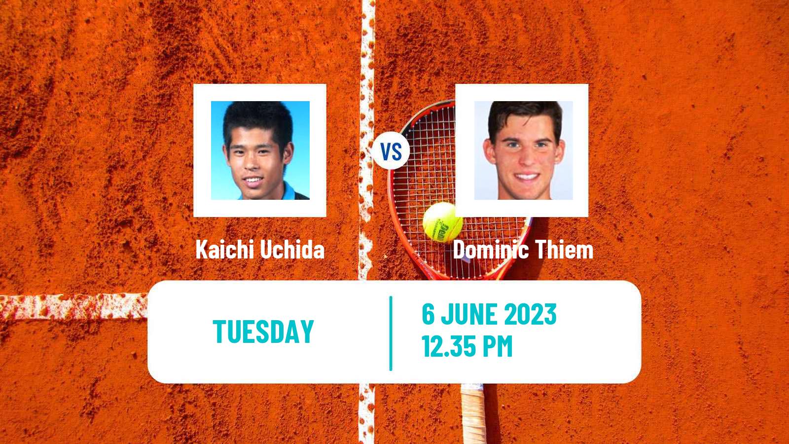 Tennis Heilbronn Challenger Men Kaichi Uchida - Dominic Thiem